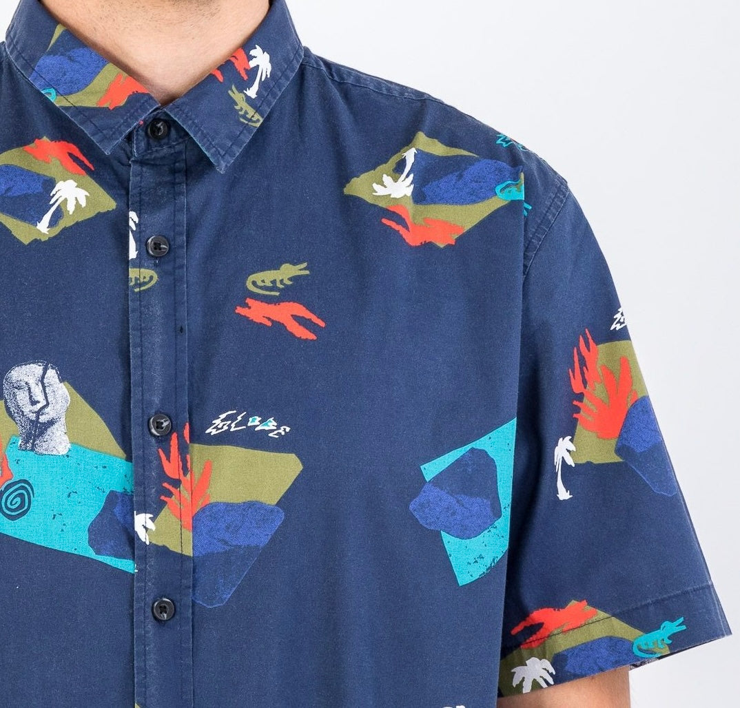 Globe camicia Blind Mind — pezzo unico d'archivio — IlBotteghino