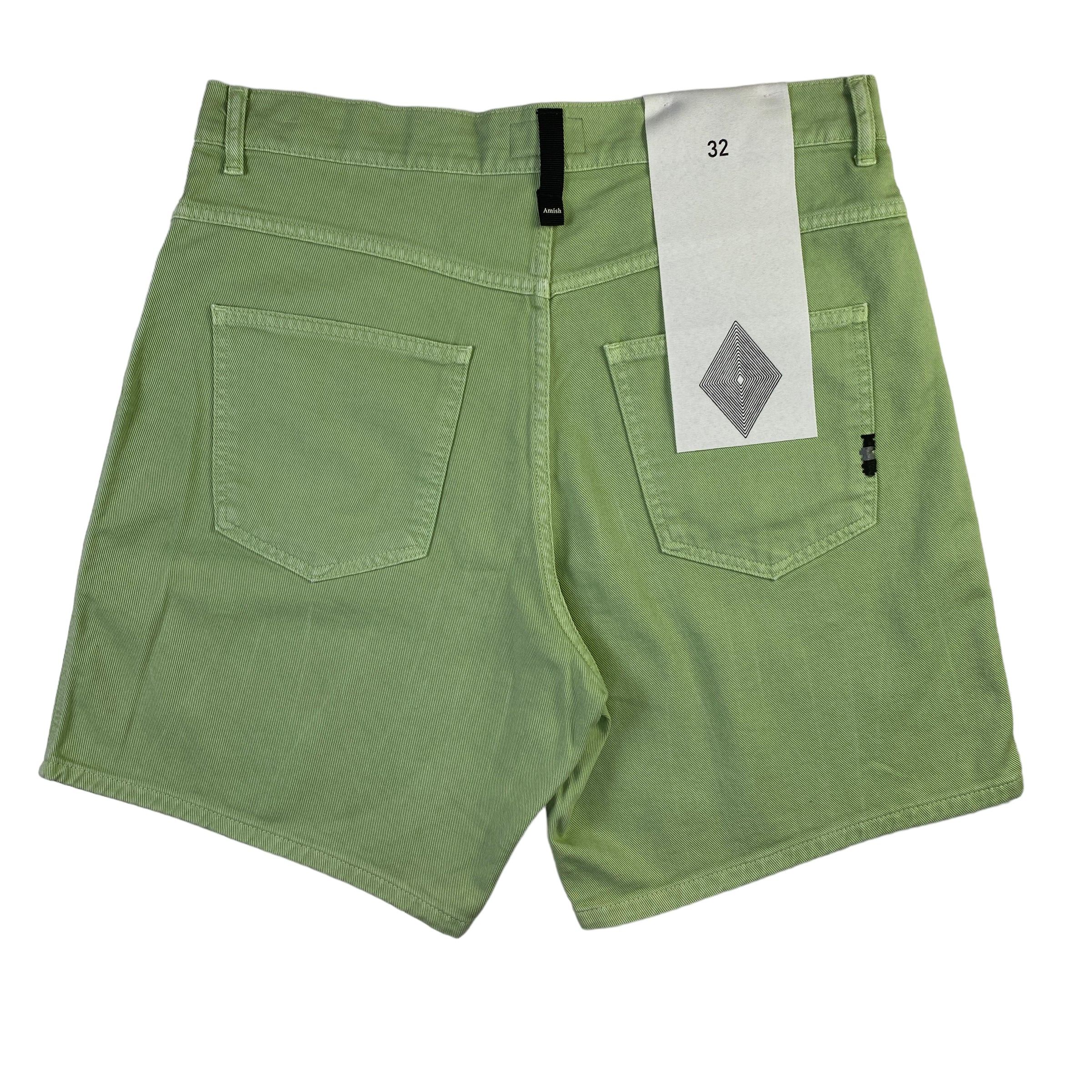 Amish bermuda verde menta — archivio moda streetwear — IlBotteghino