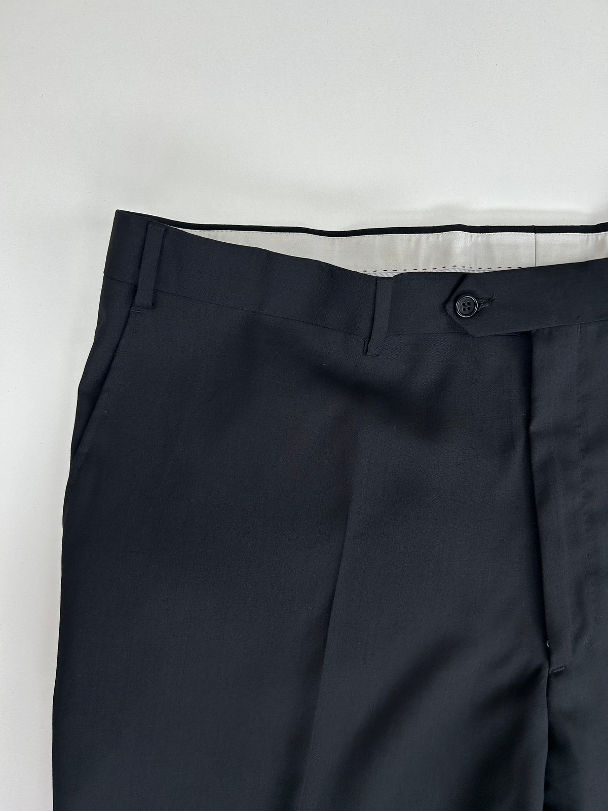 Berry pantalone nero — dettaglio tessuto — IlBotteghino
