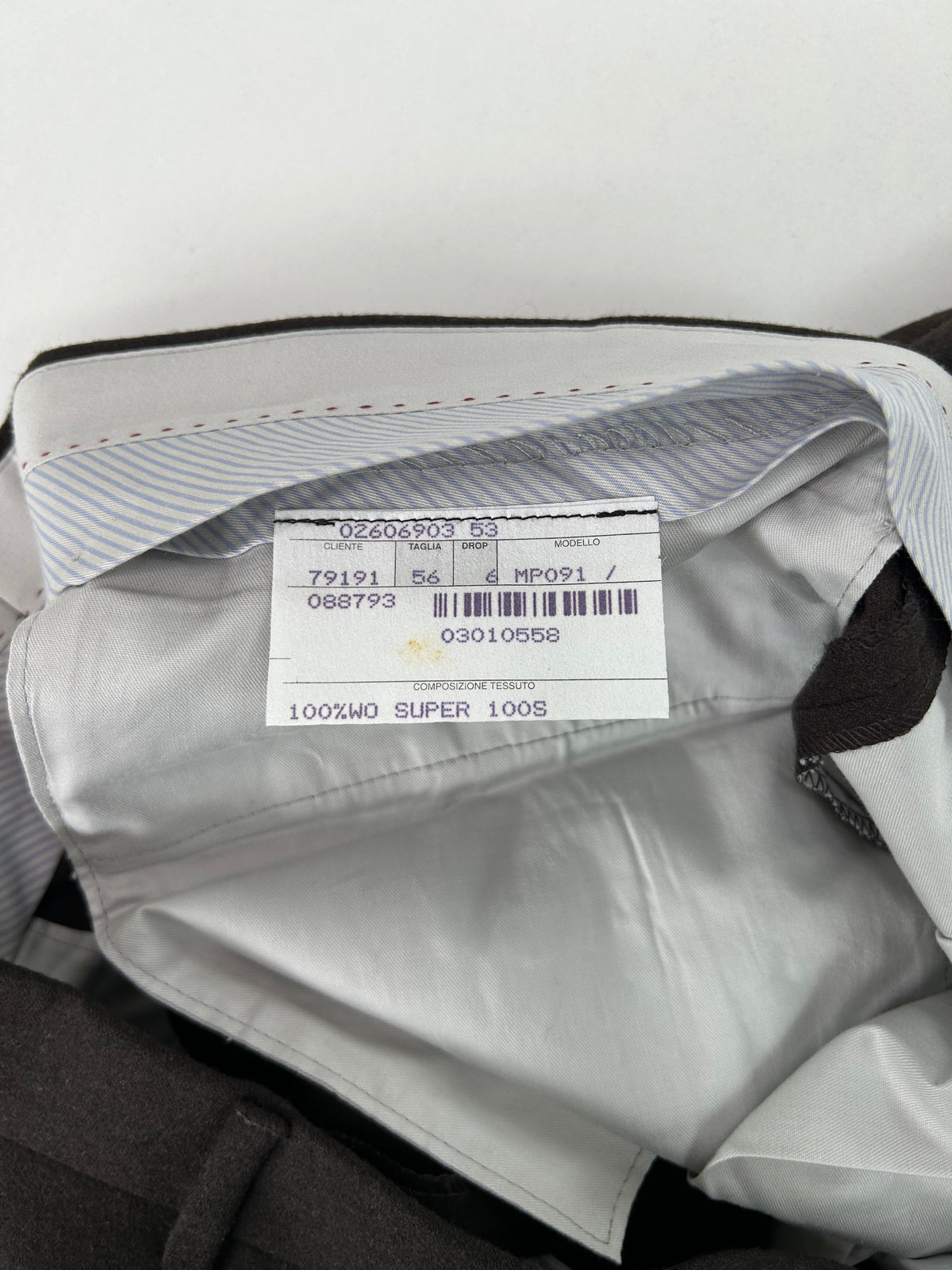 Berry pantalone marrone scuro — pezzo unico — IlBotteghino