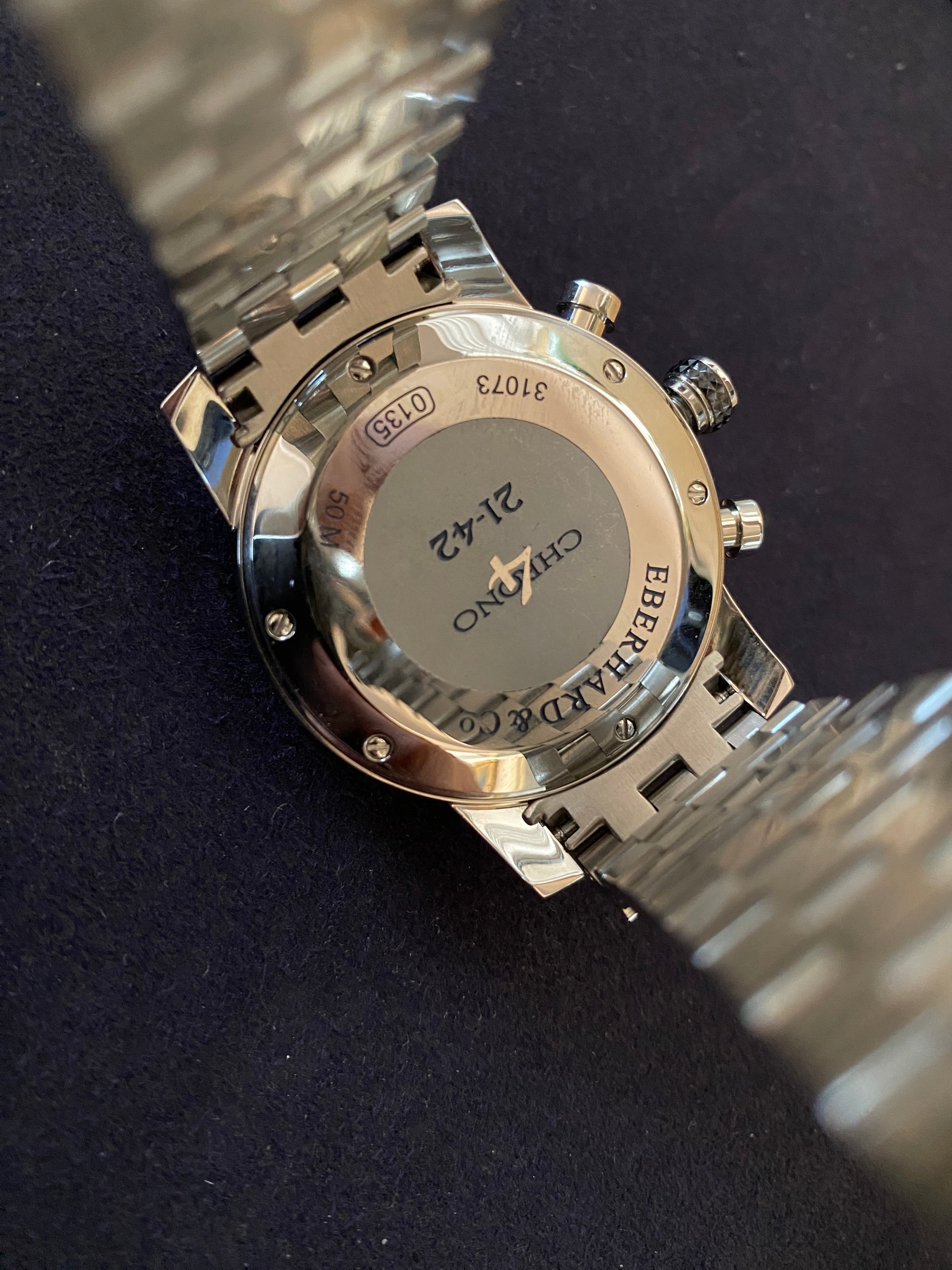 Eberhard Chrono 4 — fondo cassa — IlBotteghino