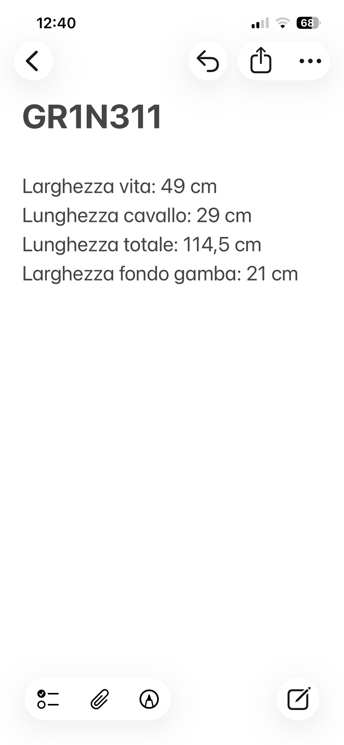 Federico Osti pantalone terra — dettaglio fondo gamba — IlBotteghino