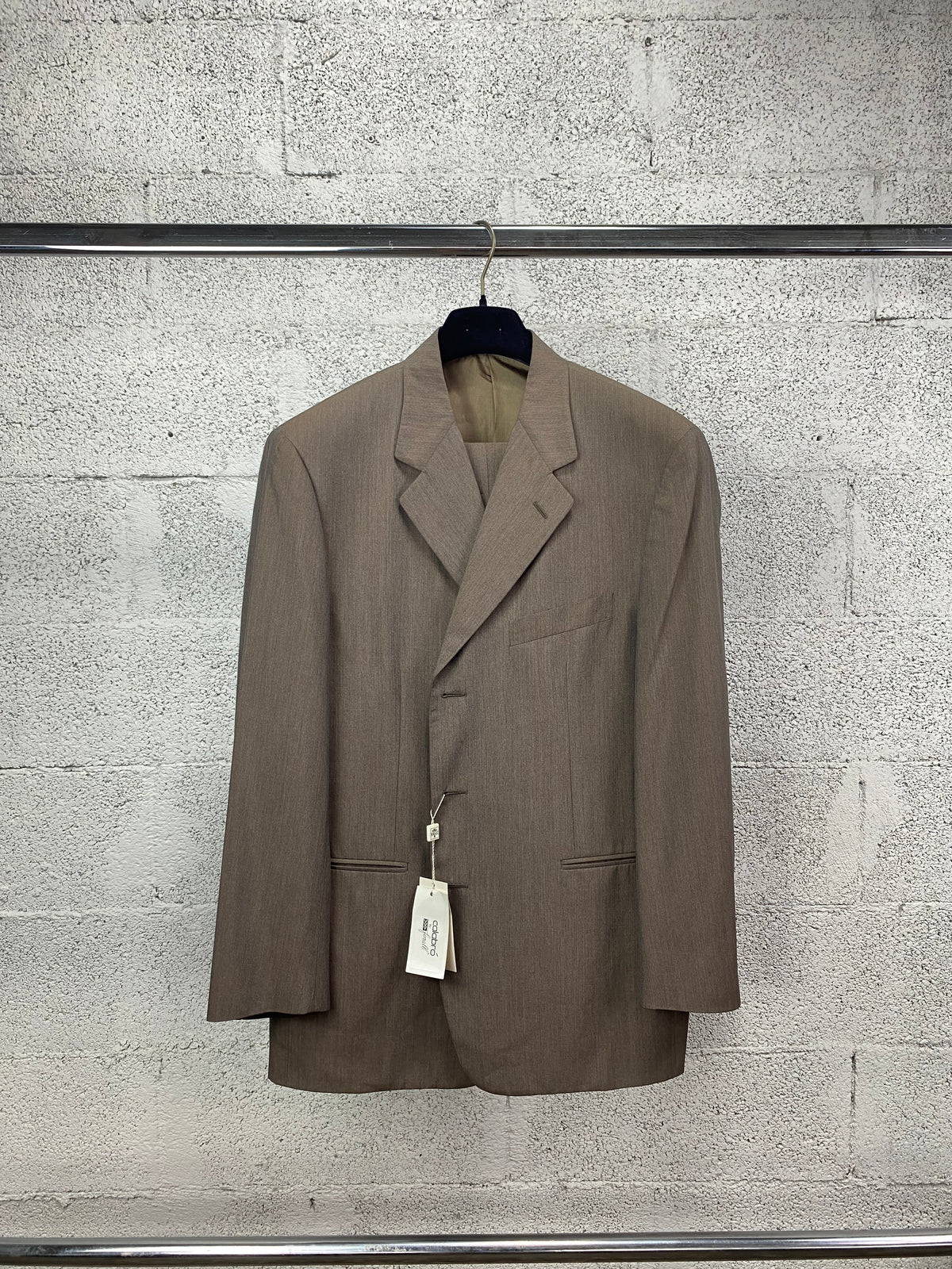 Calabró by Forall Abito Tortora Pura Seta — Silk Suit IT 52