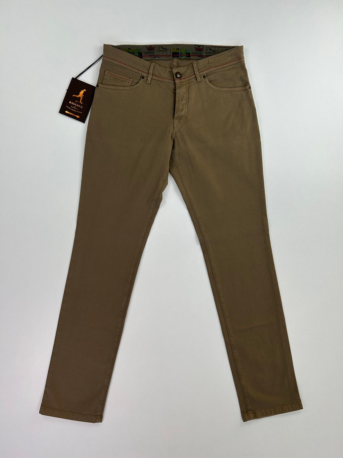 Pantalone Riserva Berwich beige Negramaro, taglia 32US — IlBotteghino