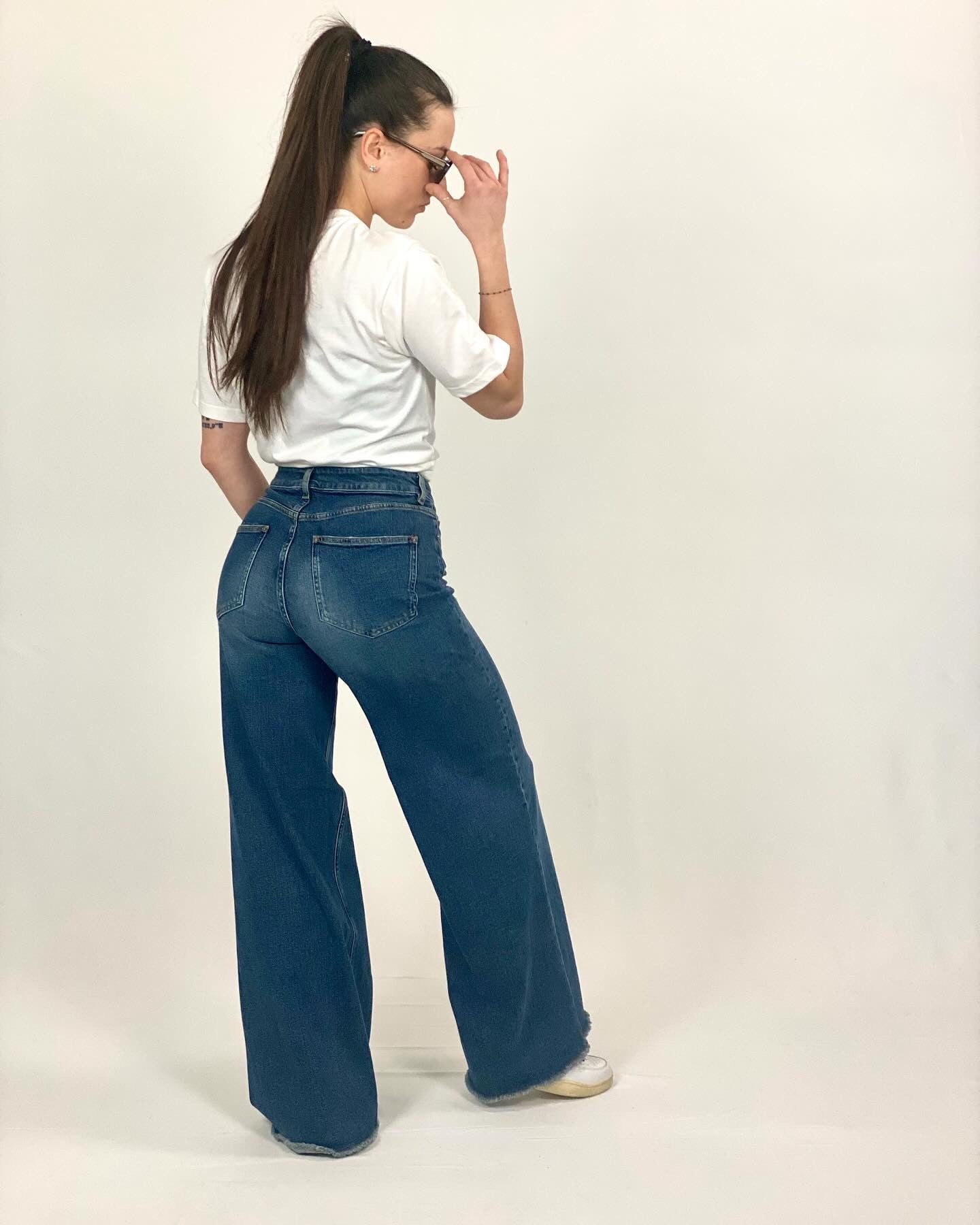 Bott.94 jeans palazzo — produzione propria IlBotteghino — IlBotteghino