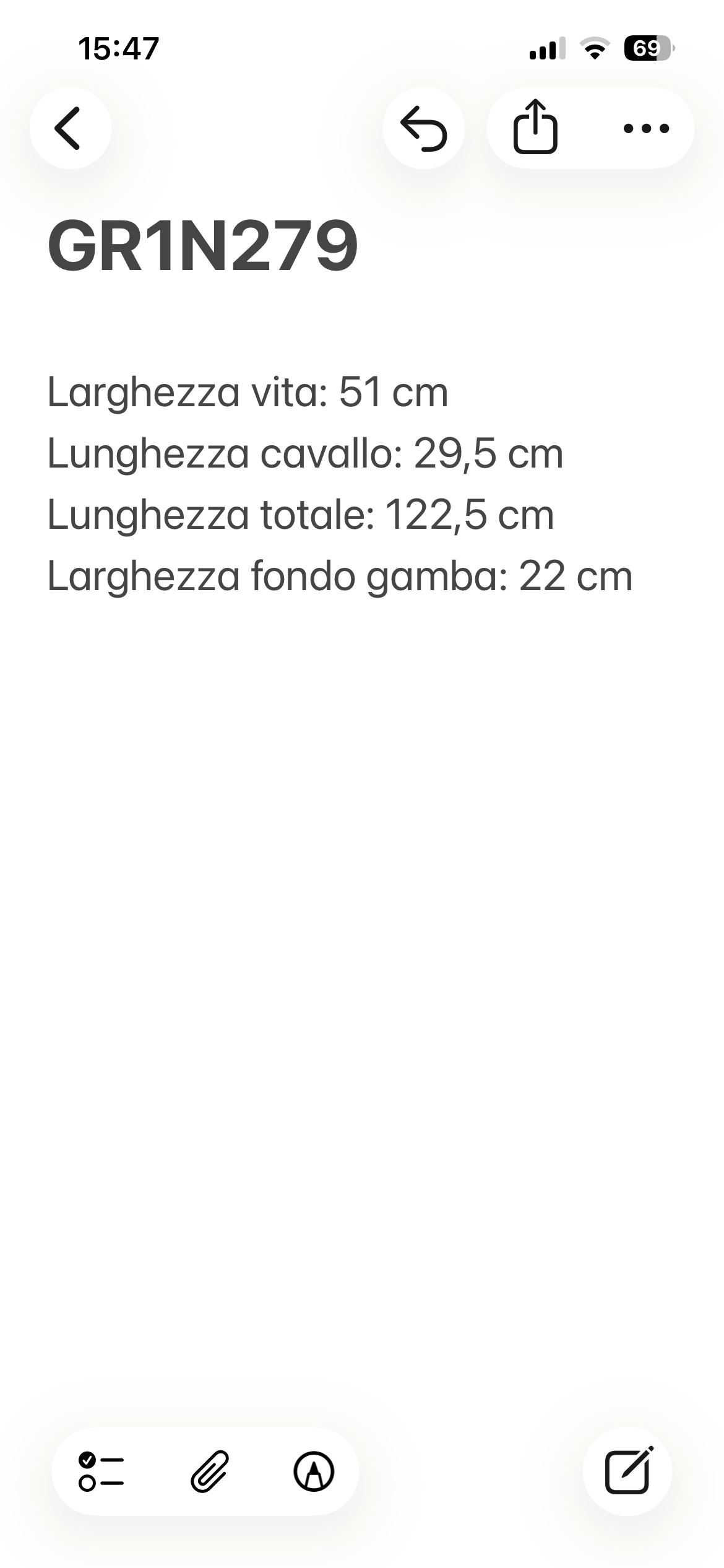 Berry pantalone grigio — archivio sartoriale — IlBotteghino