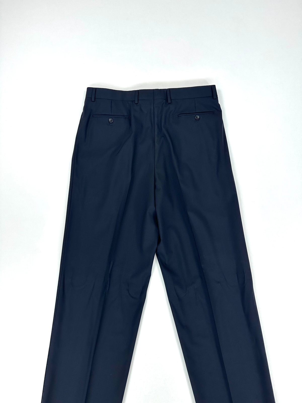Pantalone Calabró by Forall nero - vista posteriore con passanti