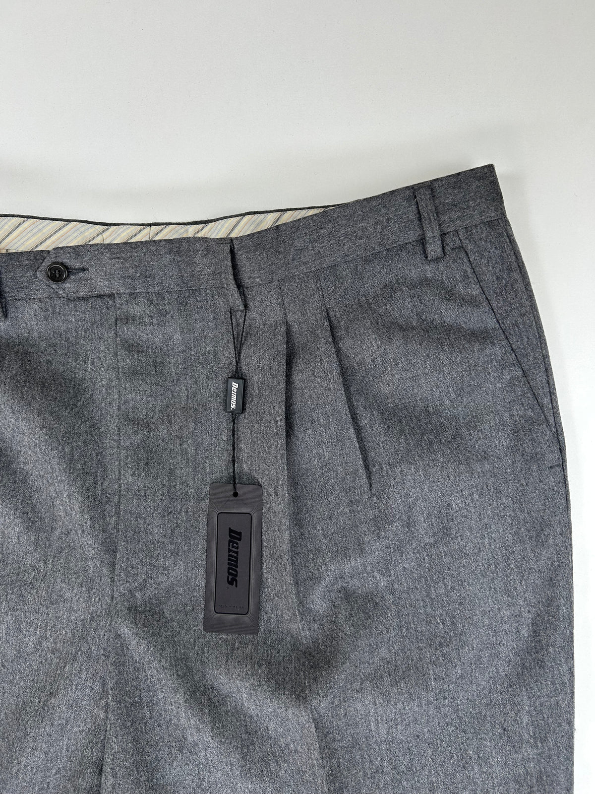 Deimos pantalone grigio — dettaglio tessuto — IlBotteghino