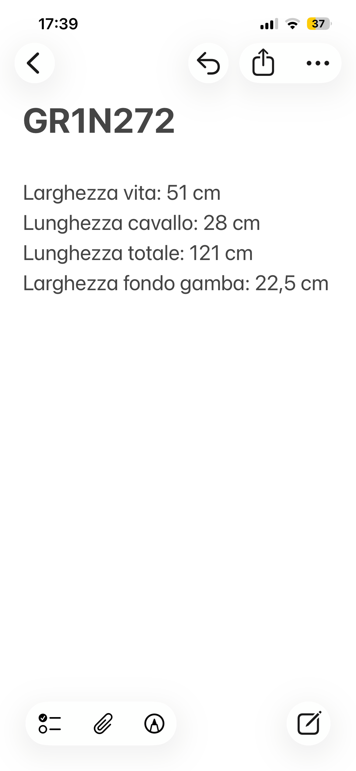 Berry pantalone grigio scuro — archivio sartoriale — IlBotteghino