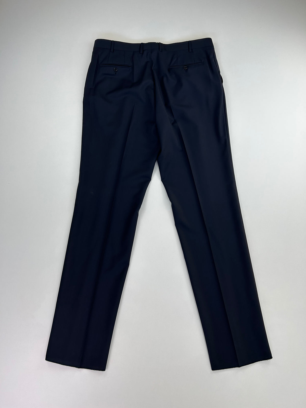 Mabro pantalone blu notte — lana Tasmania — IlBotteghino