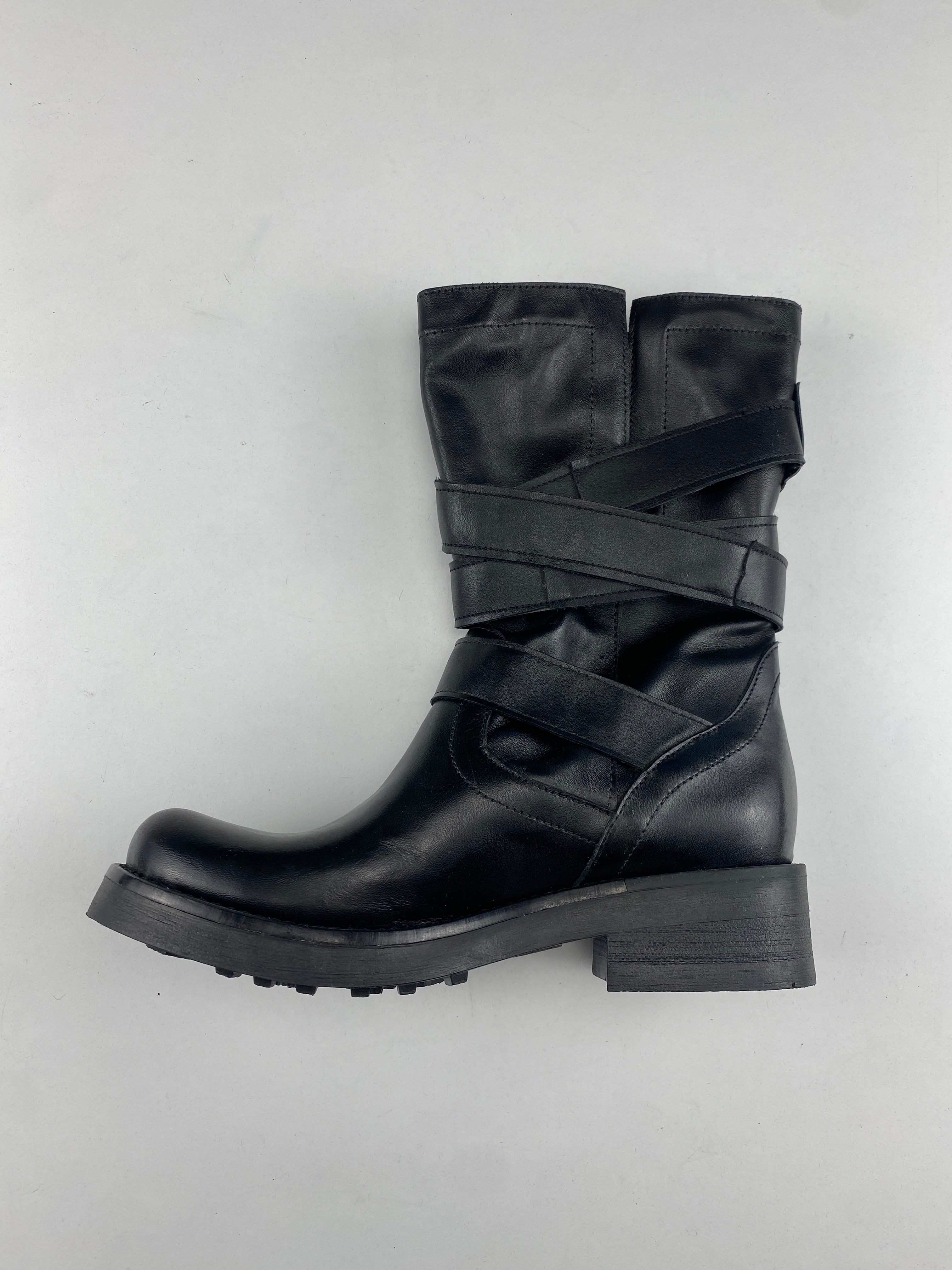 Deky stivaletto nero — pelle di vitello — IlBotteghino
