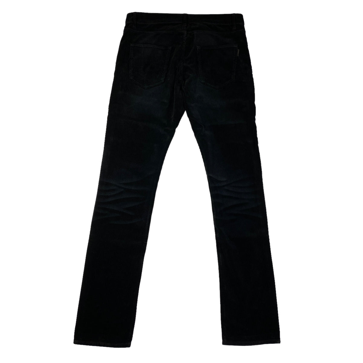 Pantalone Saint Laurent nero velluto D14 - Tg. US 30