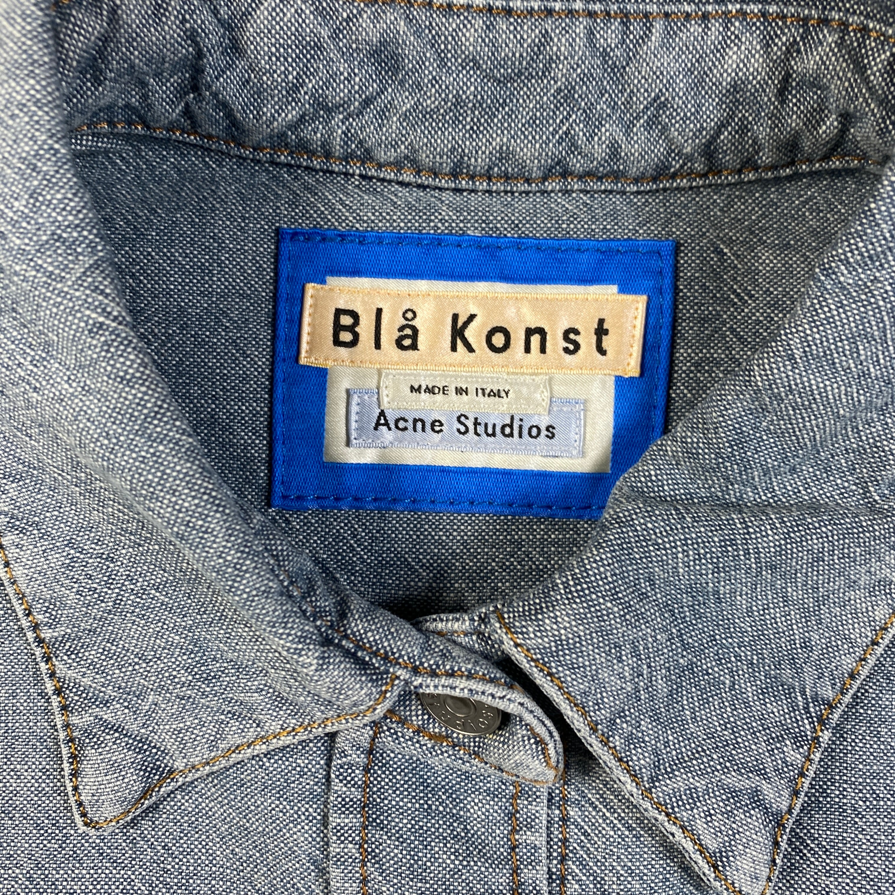 Acne Studios camicia denim light blue — pezzo unico d'archivio — IlBotteghino