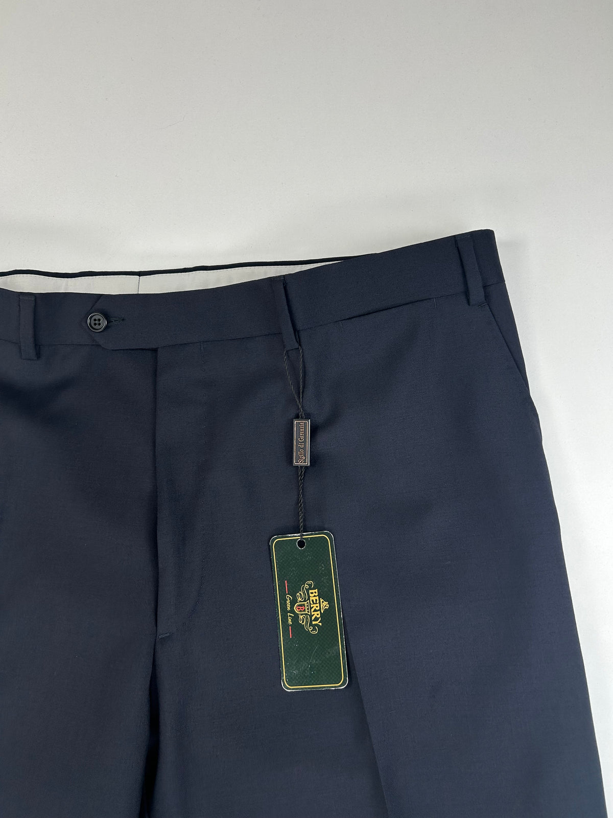 Berry pantalone nero — dettaglio tessuto — IlBotteghino