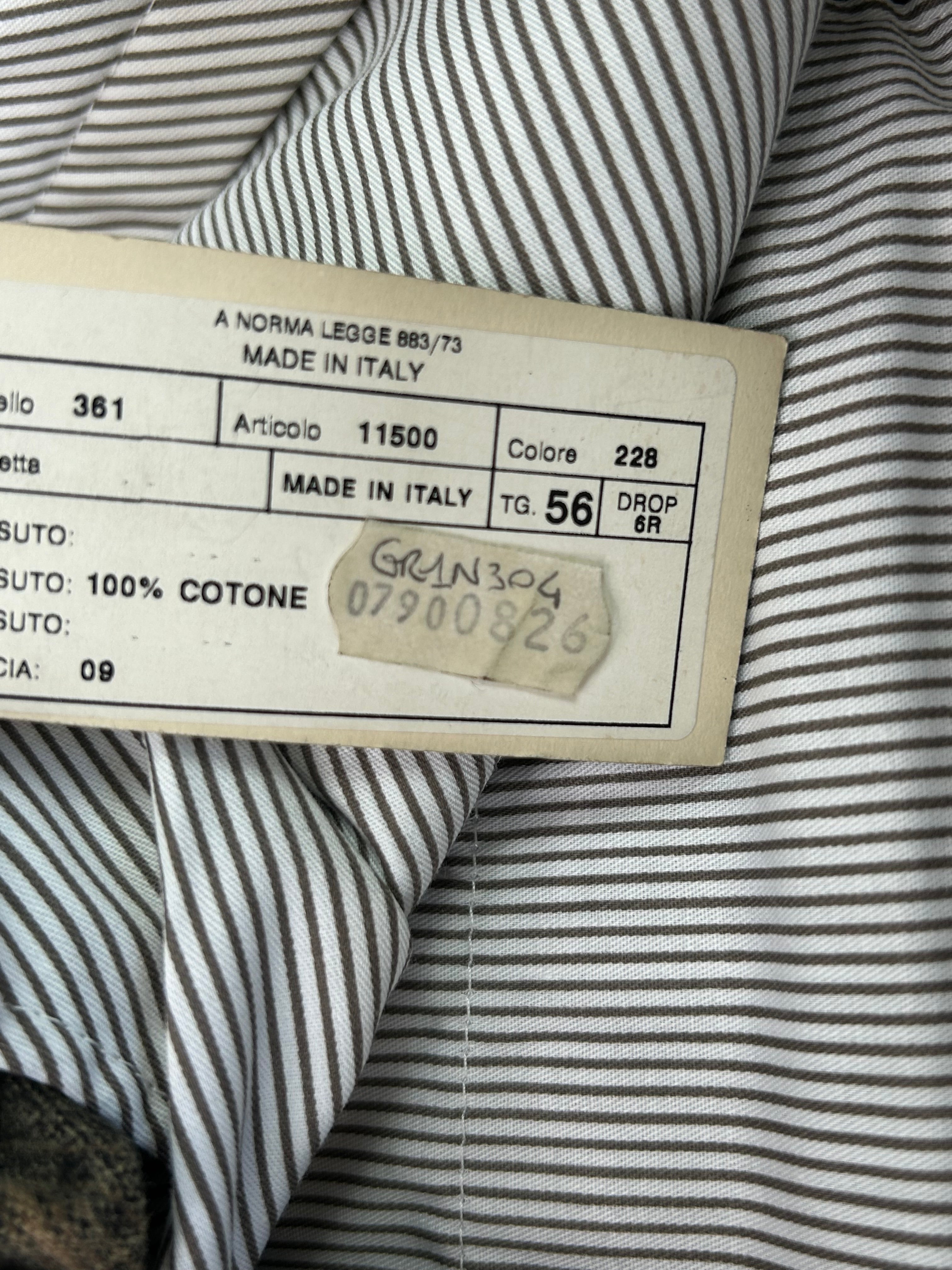 Tiziano pantalone gessato — archivio sartoriale — IlBotteghino