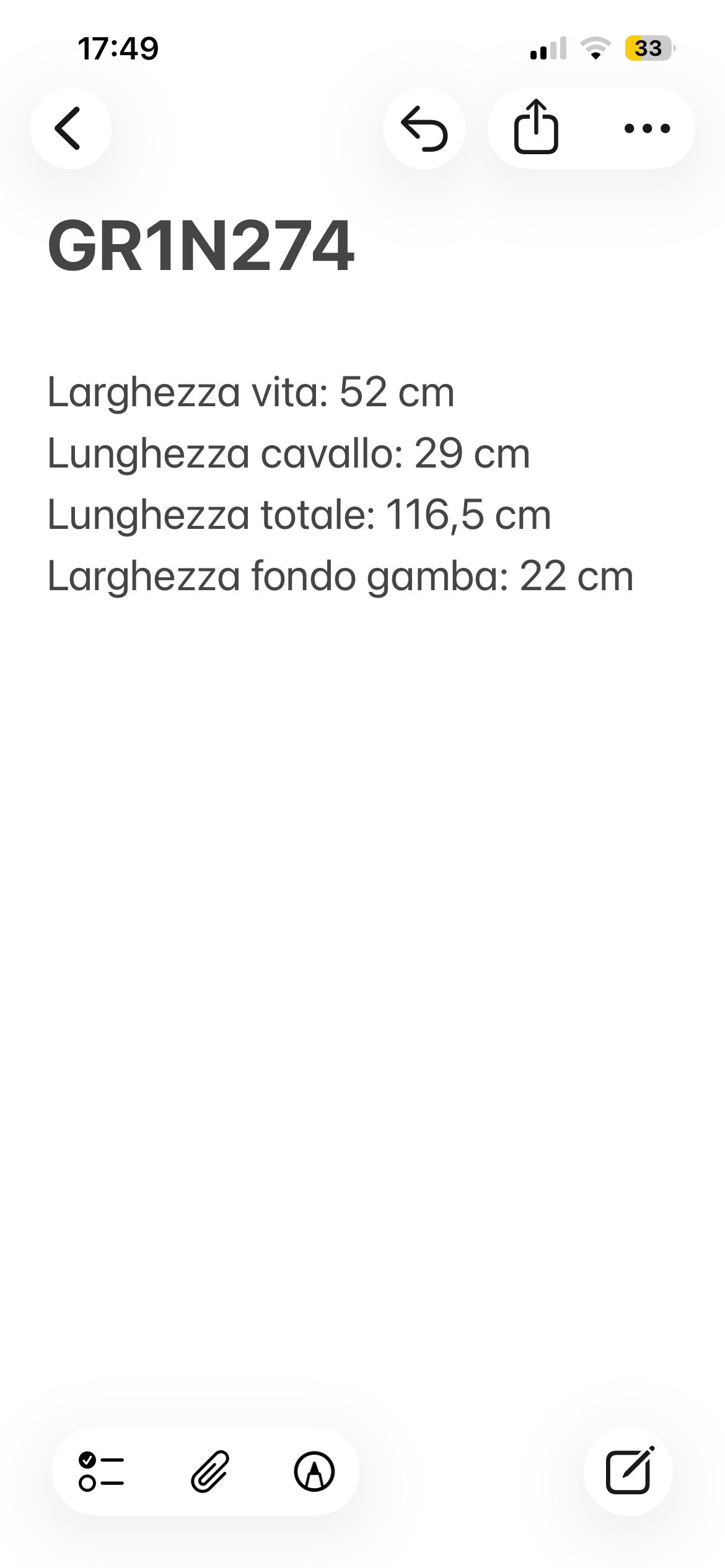 Facis pantalone marrone chiaro — dettaglio fondo gamba — IlBotteghino