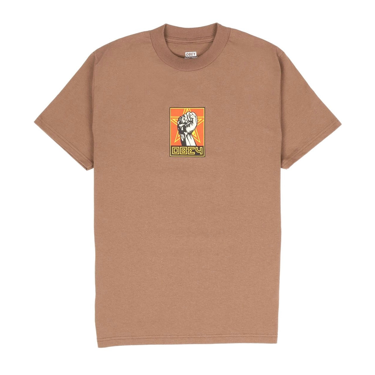 T-shirt Obey Fist Classic silt, taglia S — IlBotteghino