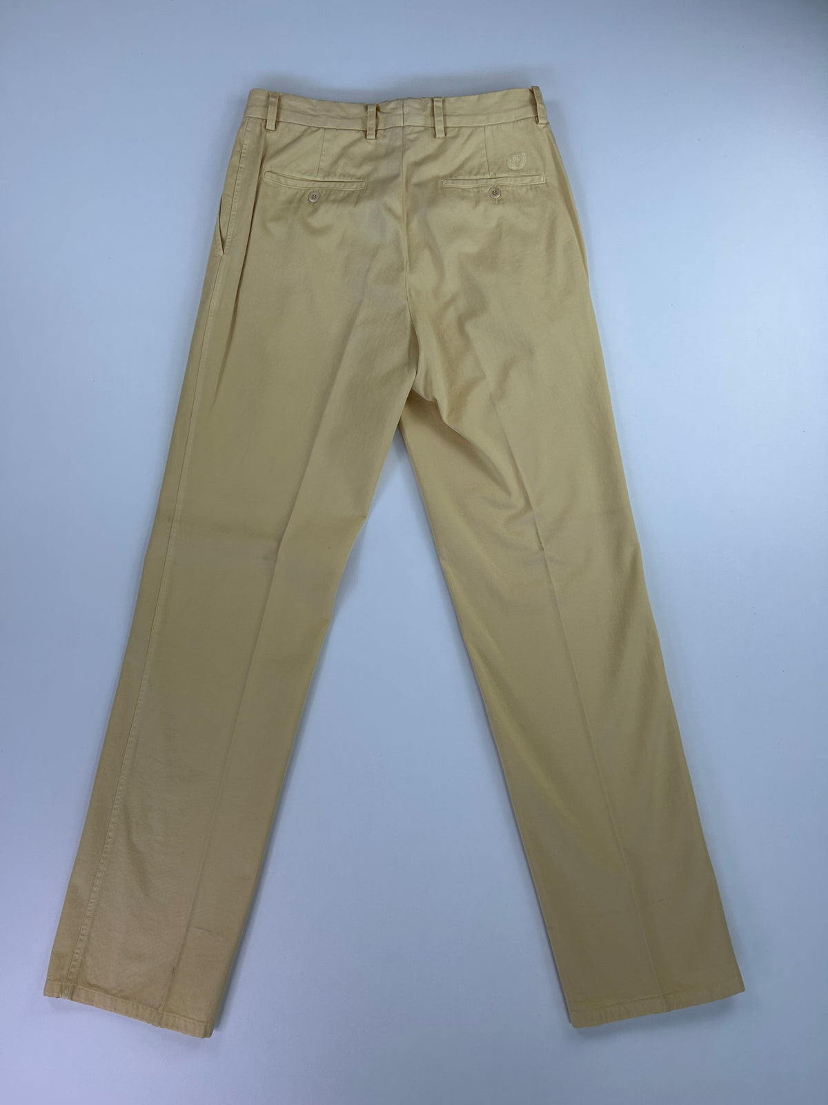 Peter Hadley pantalone giallo — dettaglio tessuto — IlBotteghino