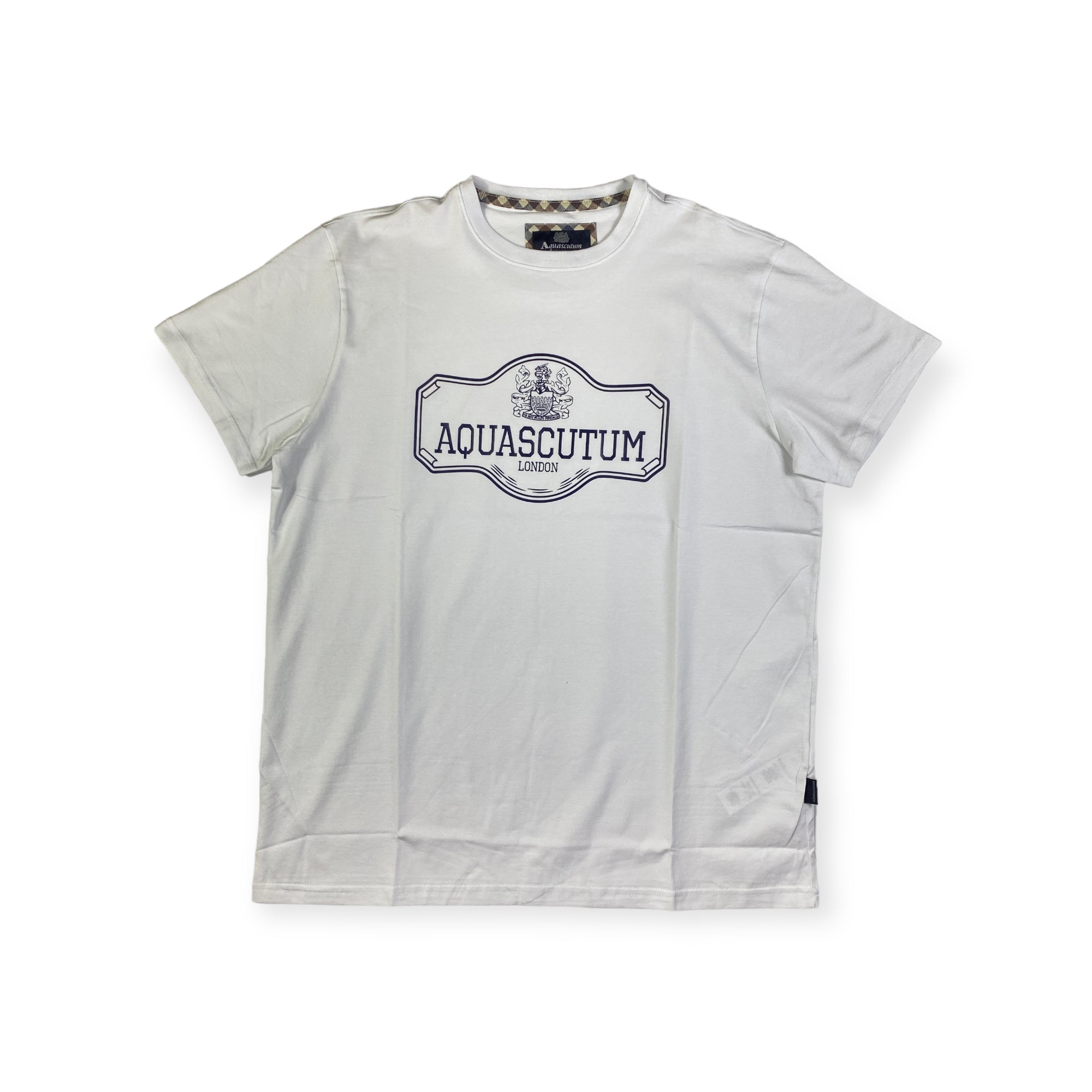 Aquascutum t-shirt bianca — pezzo unico d'archivio — IlBotteghino