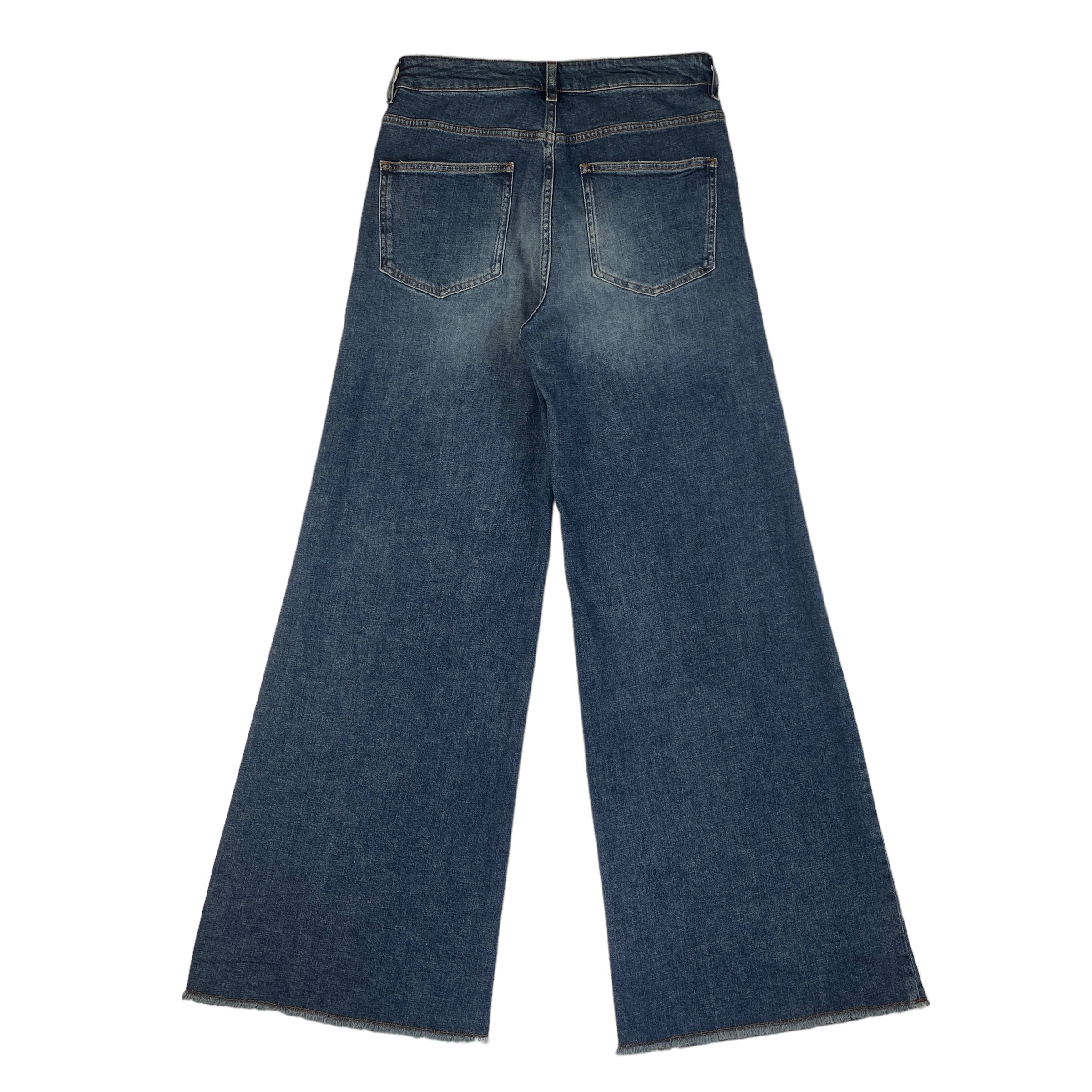 Bott.94 jeans palazzo — dettaglio pinces frontali — IlBotteghino
