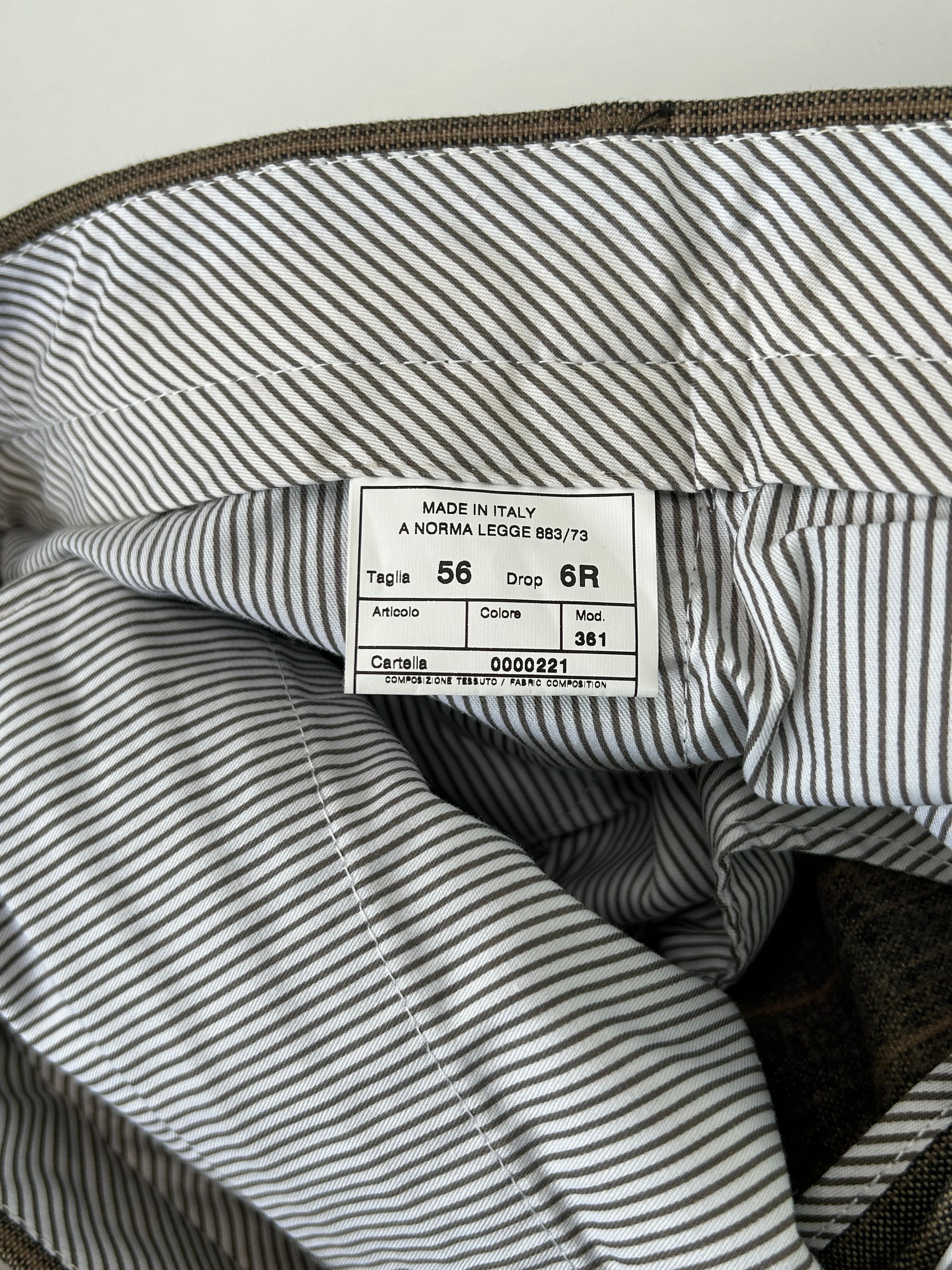Tiziano pantalone gessato — dettaglio tasca — IlBotteghino