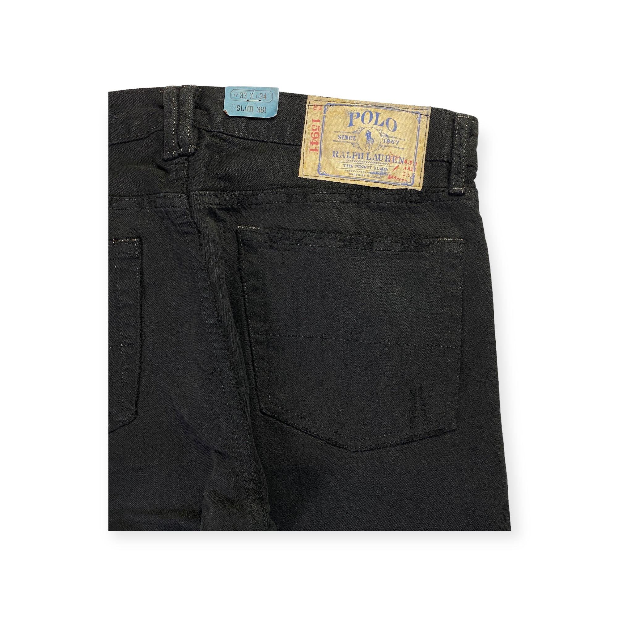 Jeans Polo Ralph Lauren nero slim 381 - Tg. W33 L34