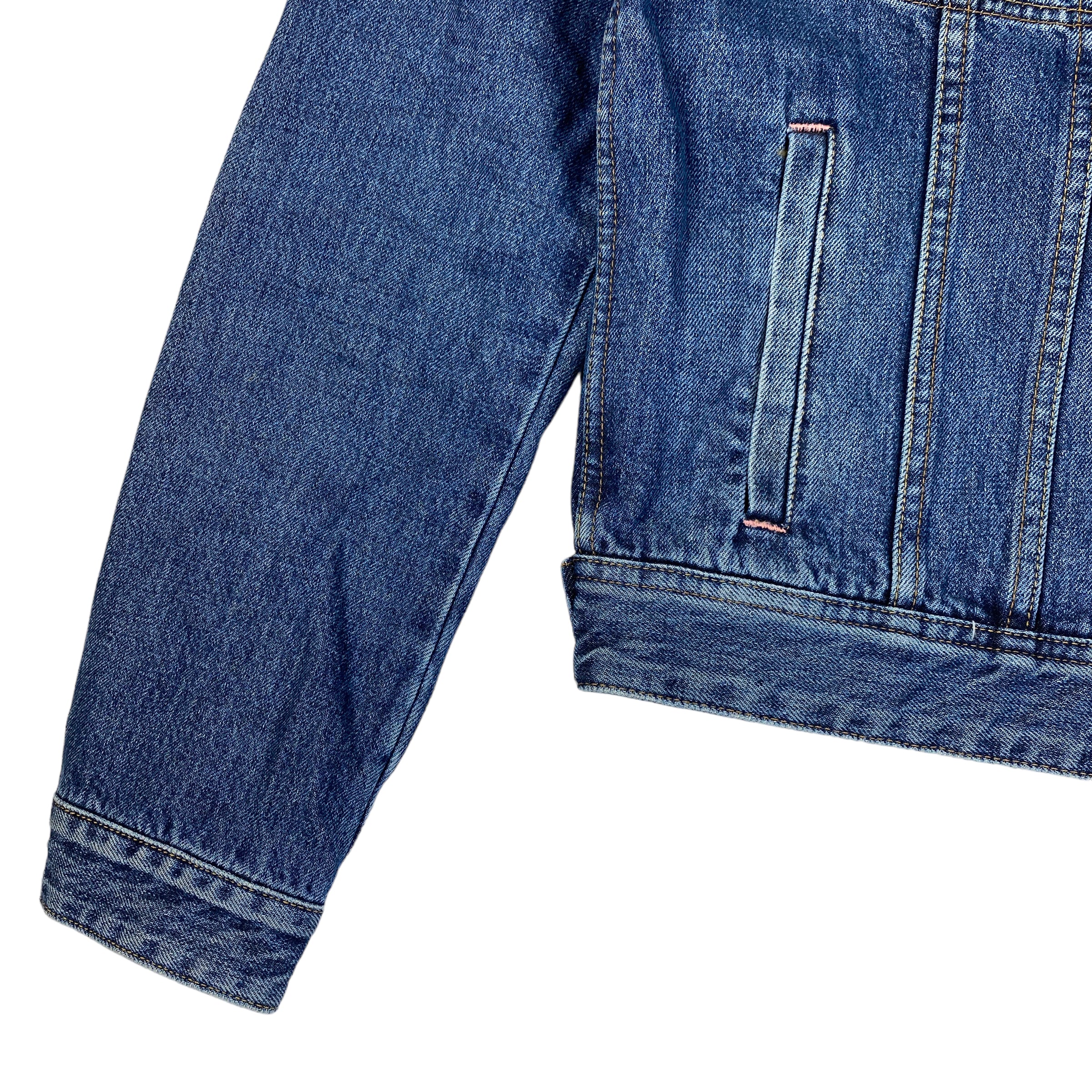 Acne Studios giacca Tent mid blue — luxury denim d'archivio — IlBotteghino