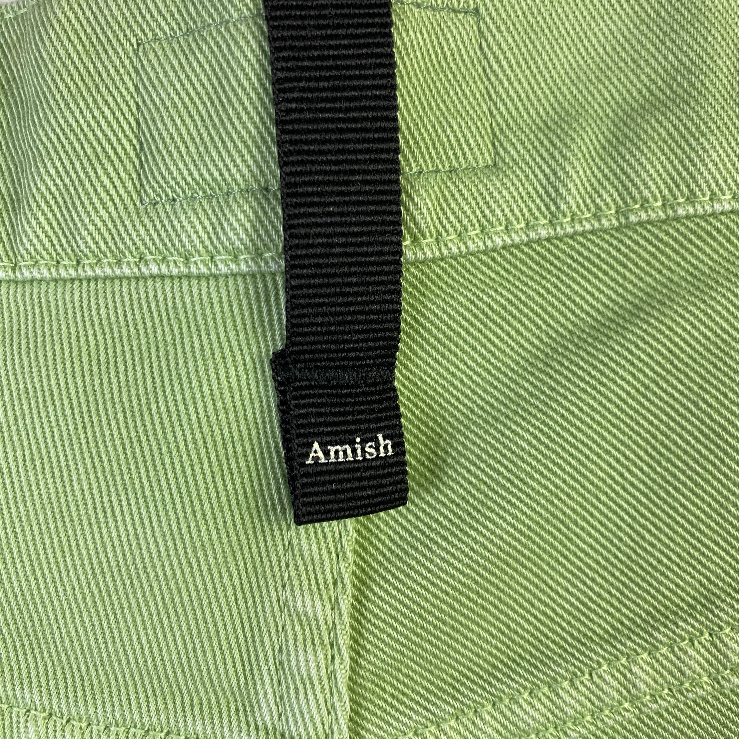 Amish bermuda verde menta — pezzo unico d'archivio — IlBotteghino