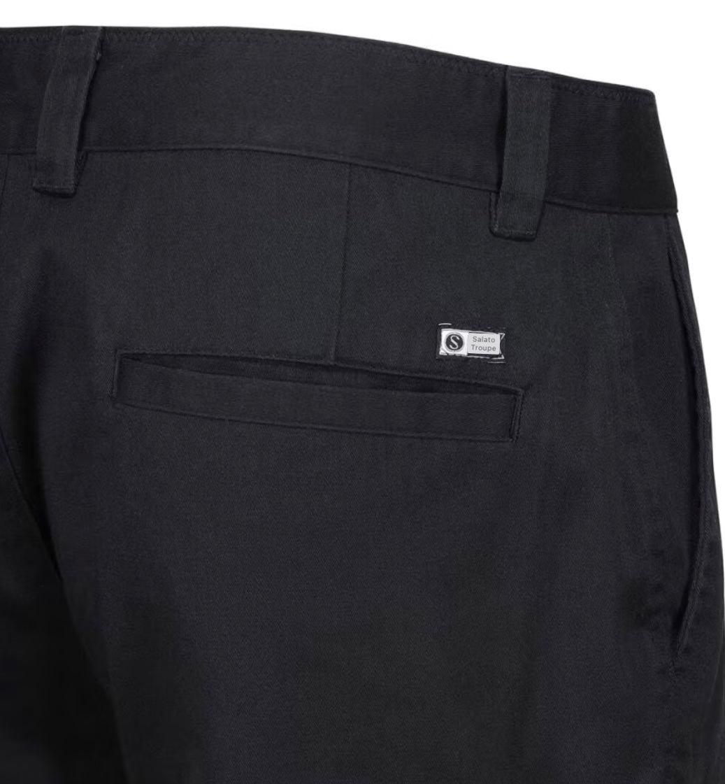 Salty Crew pantalone Deckhand nero — capo da lavoro d'archivio — IlBotteghino