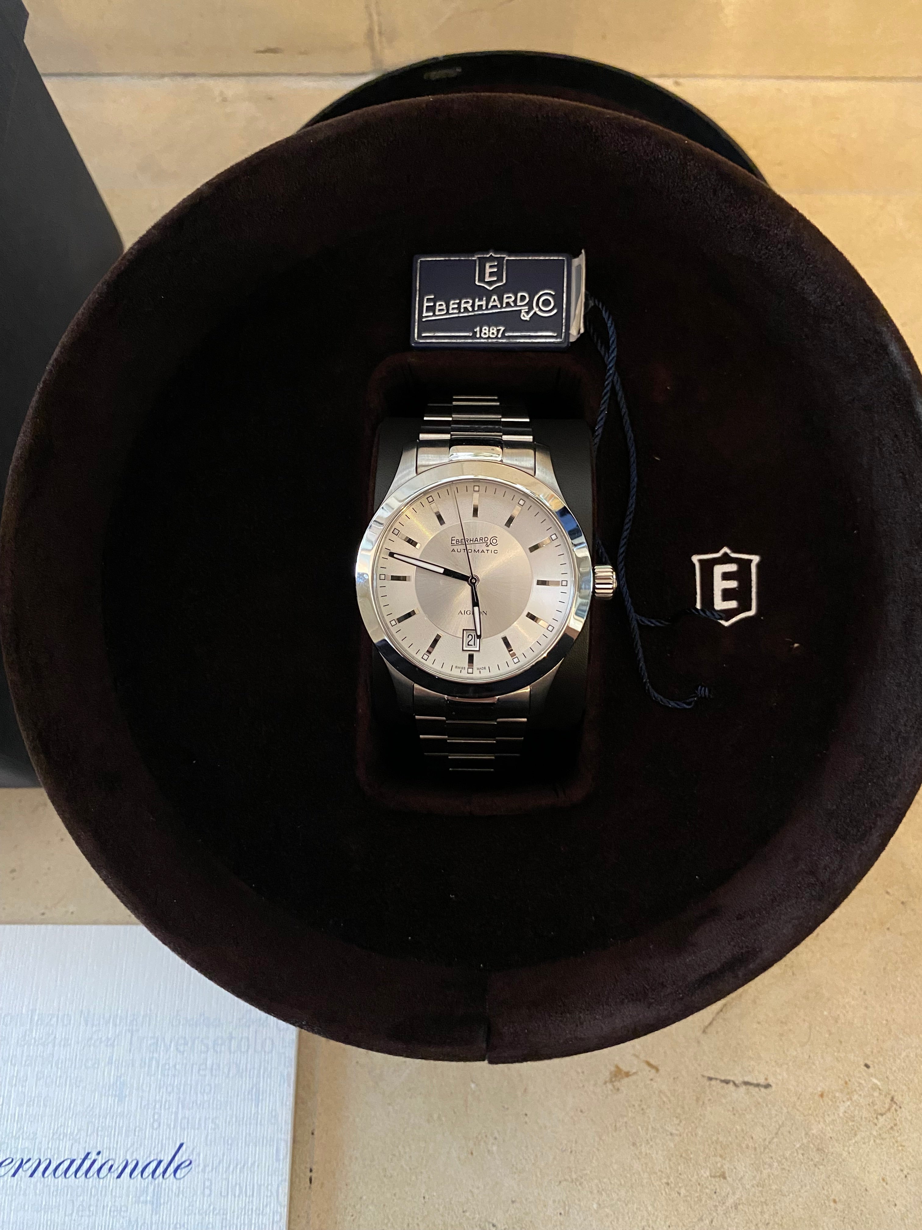 Eberhard Aiglon — dettaglio quadrante — IlBotteghino