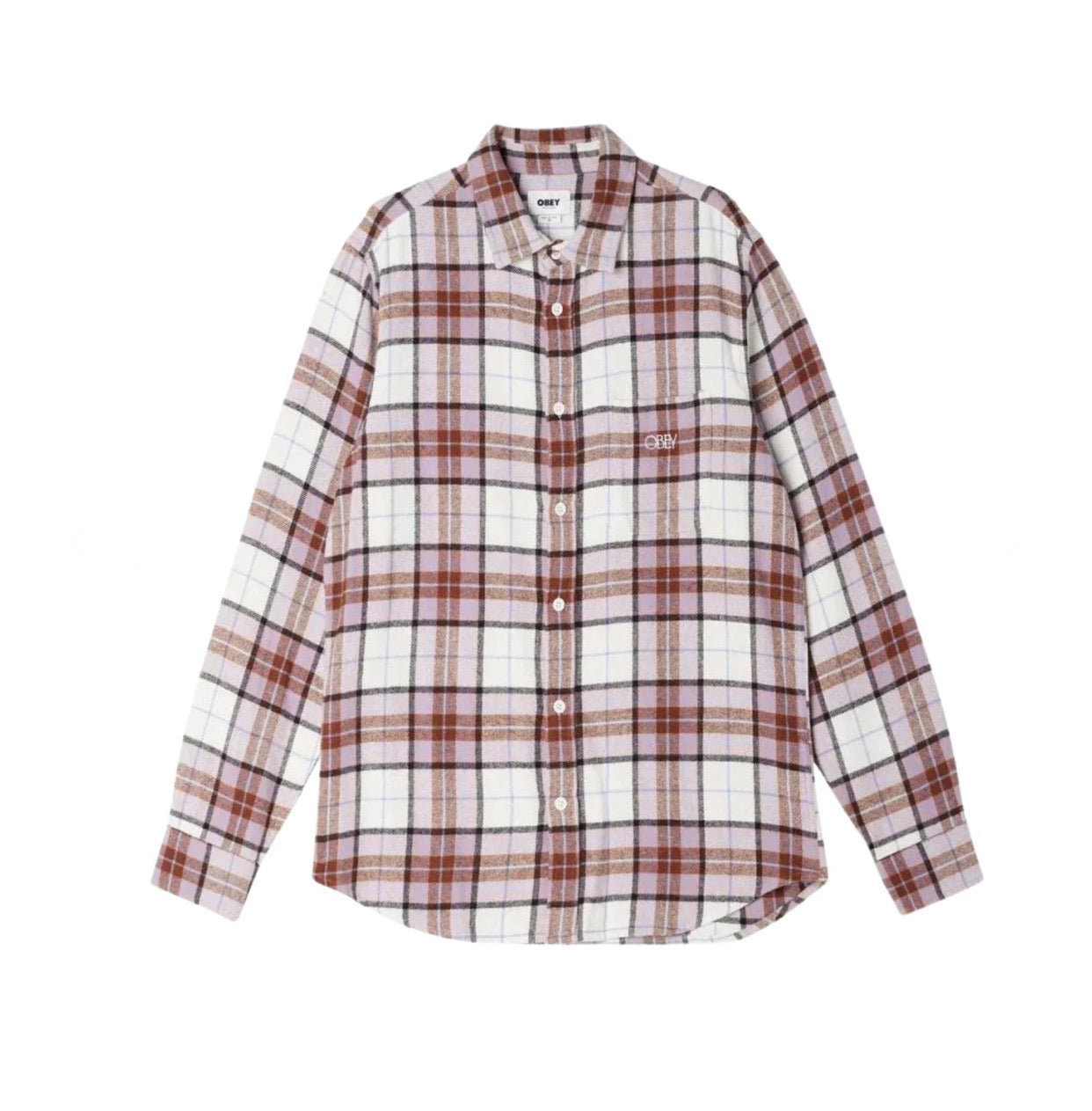 Camicia Obey Vince Woven multicolor, taglie M e XL — IlBotteghino