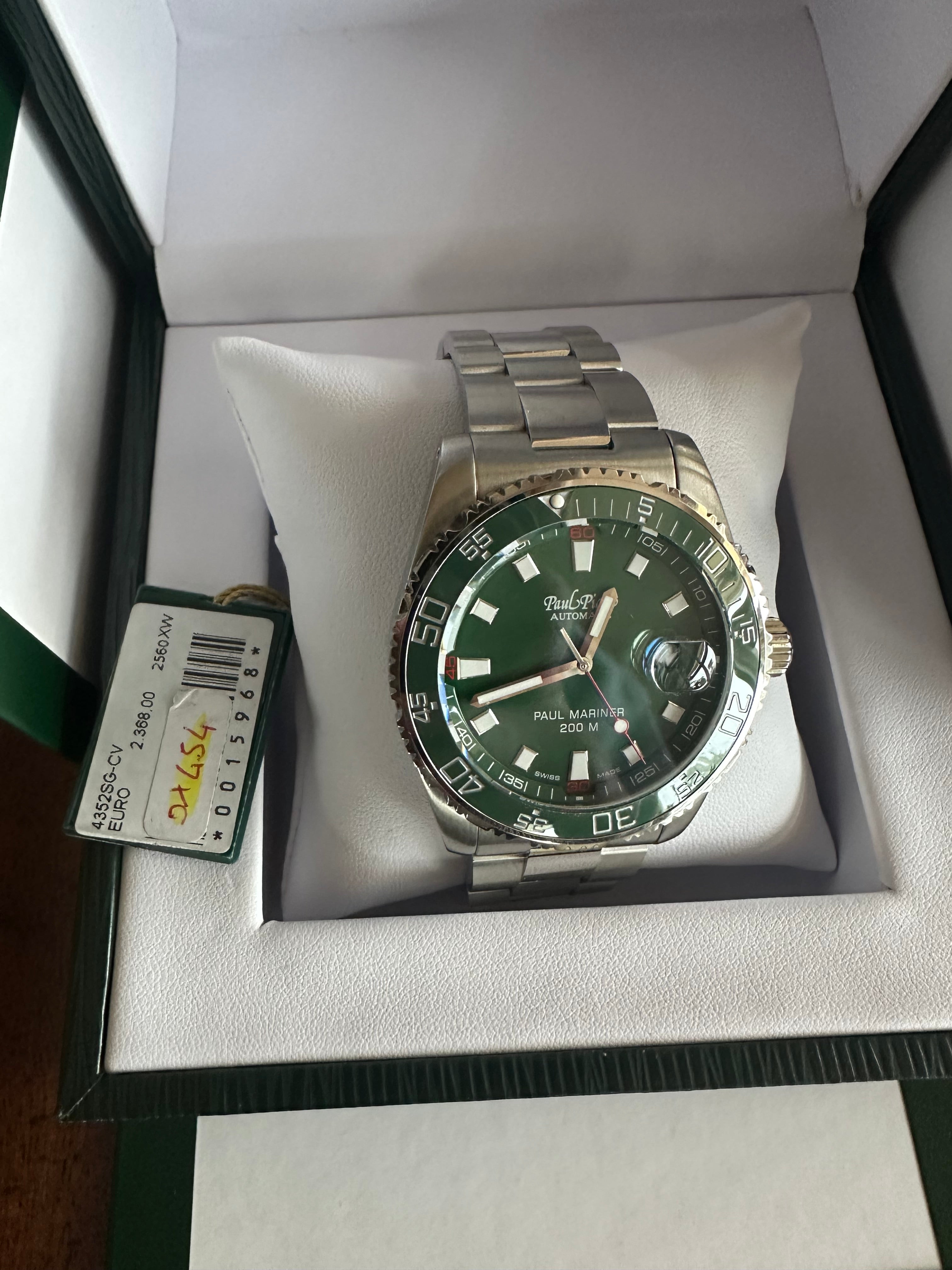 Paul Picot Mariner III — ghiera in ceramica verde — IlBotteghino
