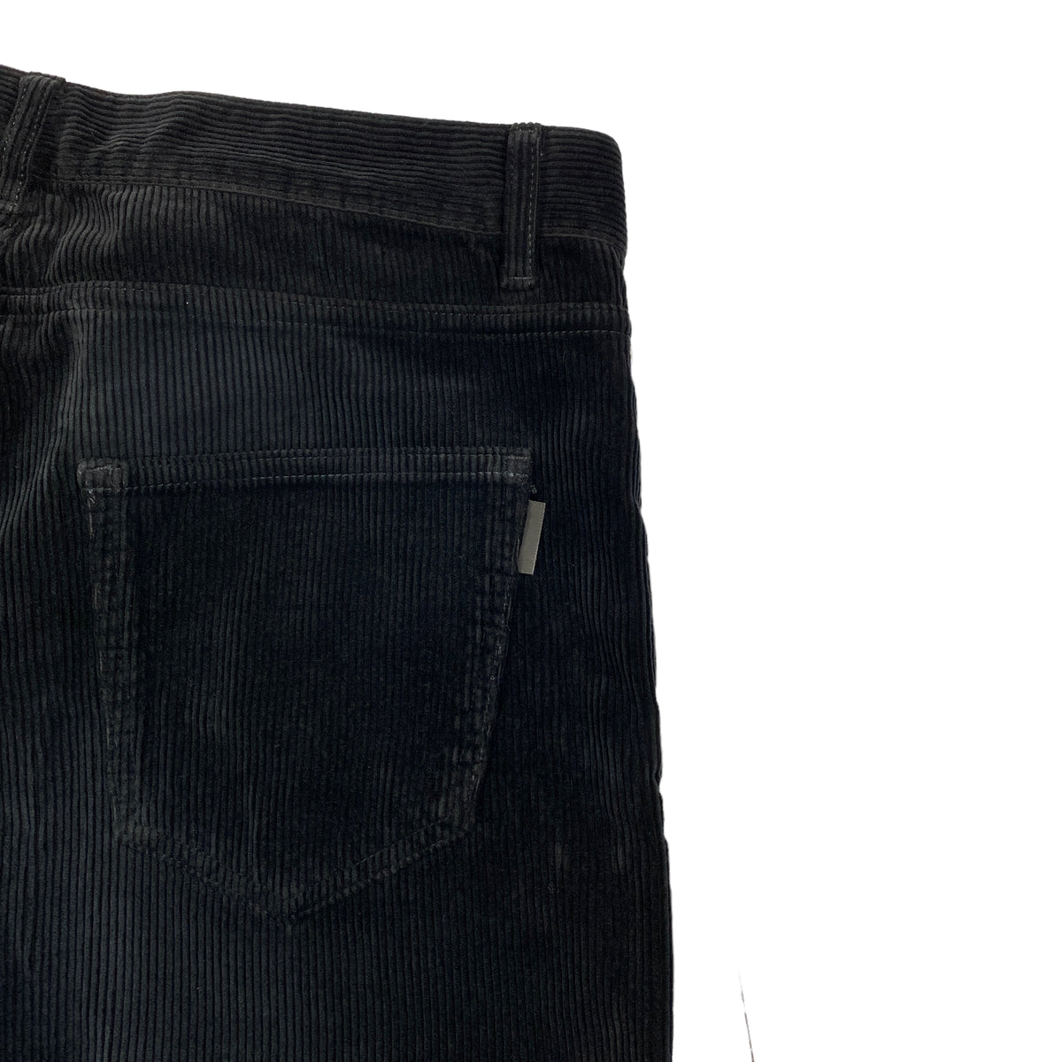 Pantalone Saint Laurent nero velluto D14 - Tg. US 30