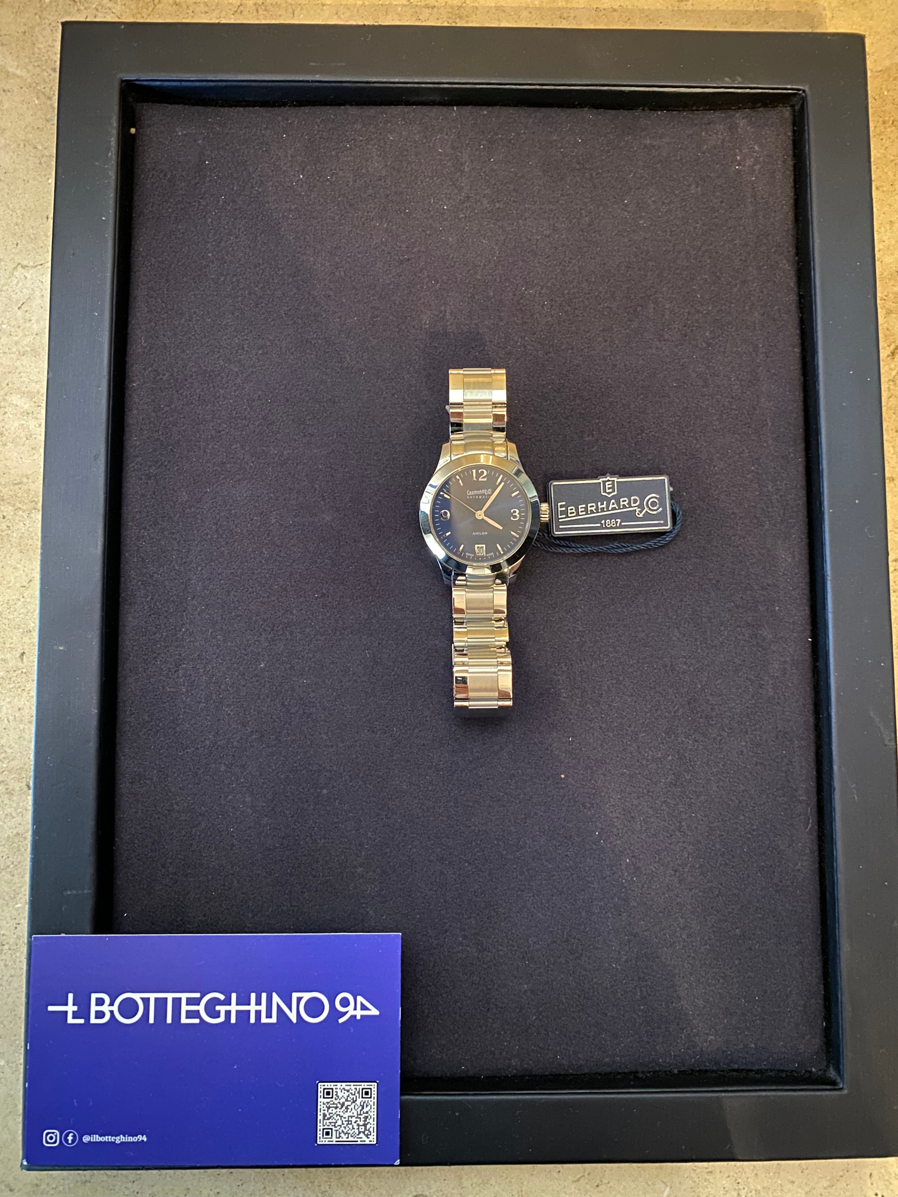 Eberhard Aiglon Dame — dettaglio quadrante — IlBotteghino