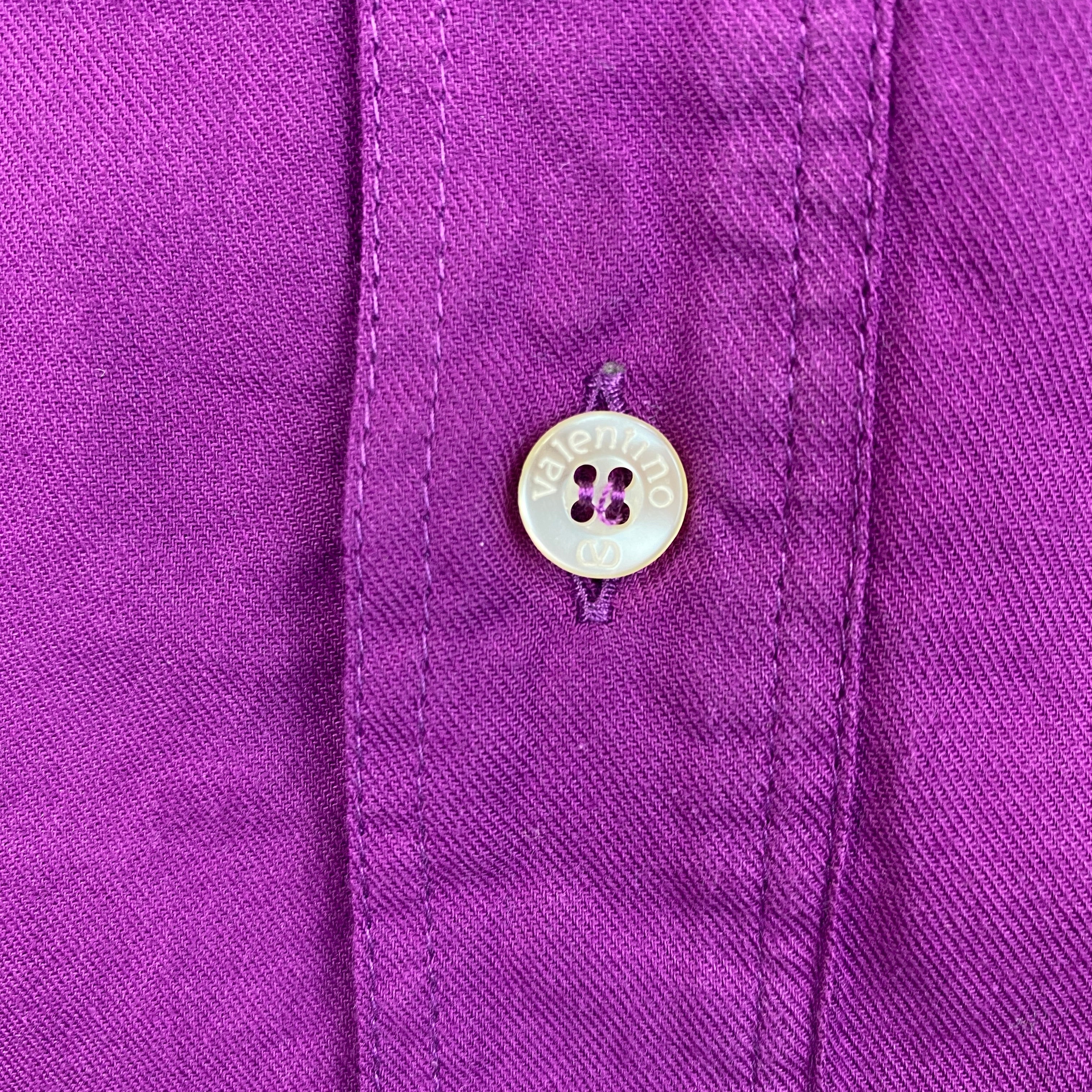 Valentino camicia Chemises viola — pezzo unico d'archivio — IlBotteghino