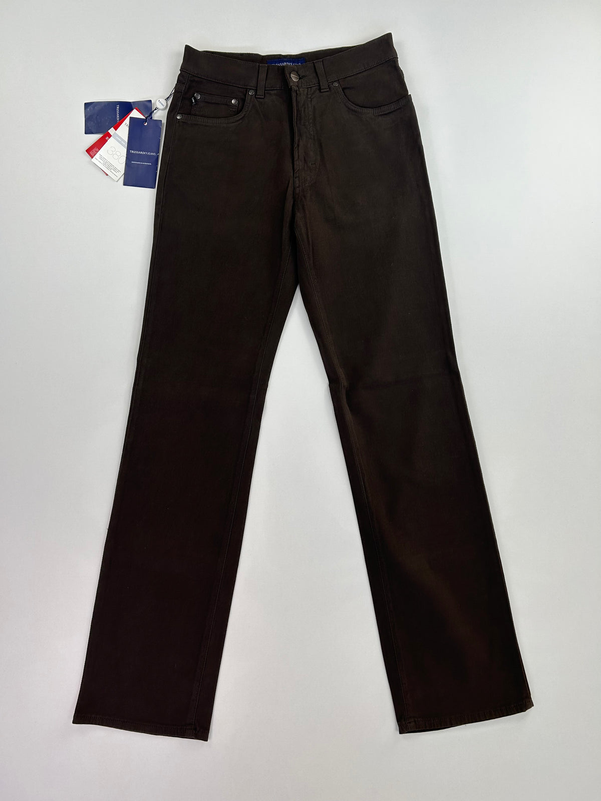 Pantalone Trussardi Jeans tricotina stretch, taglia 32US — IlBotteghino