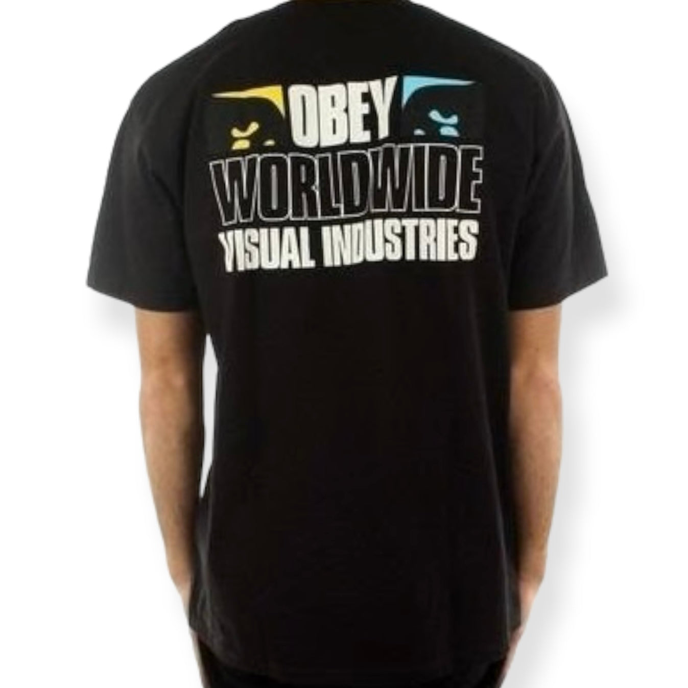 T-shirt Obey Seen Not Heard nera, taglia S — IlBotteghino