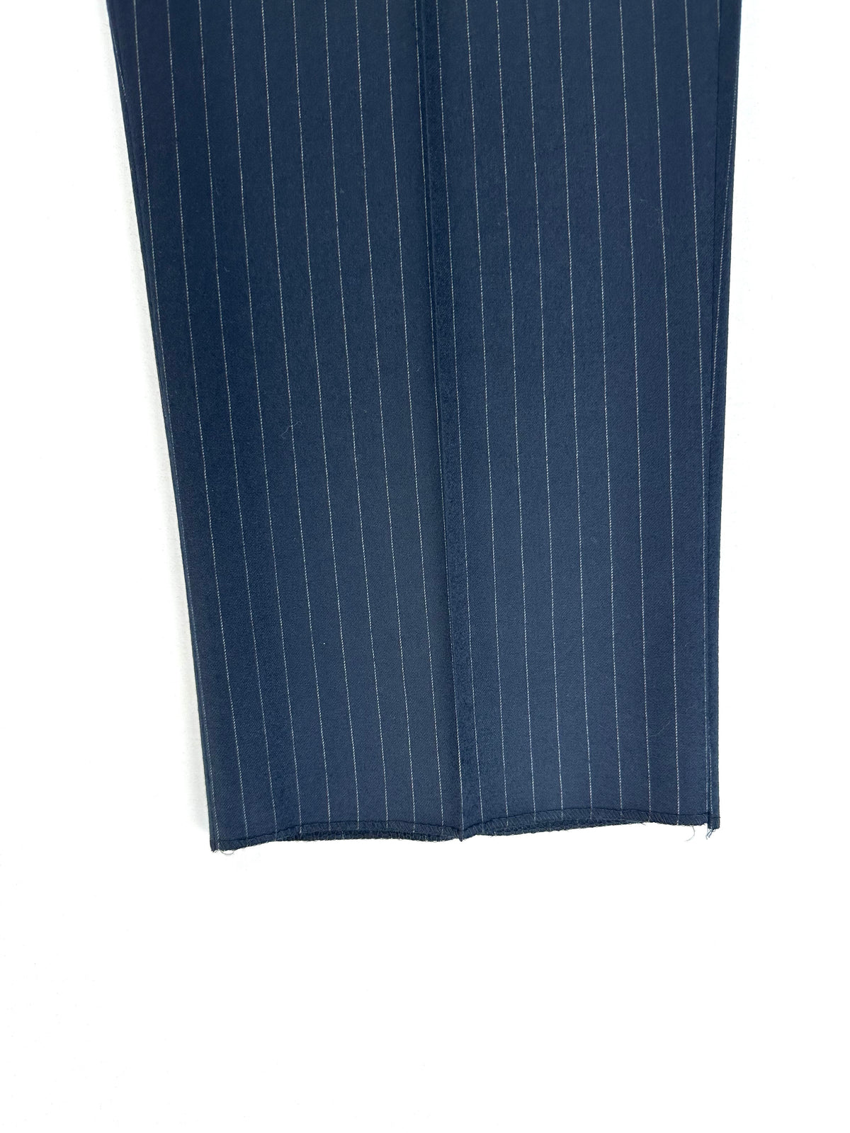 Fondo grezzo del pantalone Garrett's gessato, orlo da fare