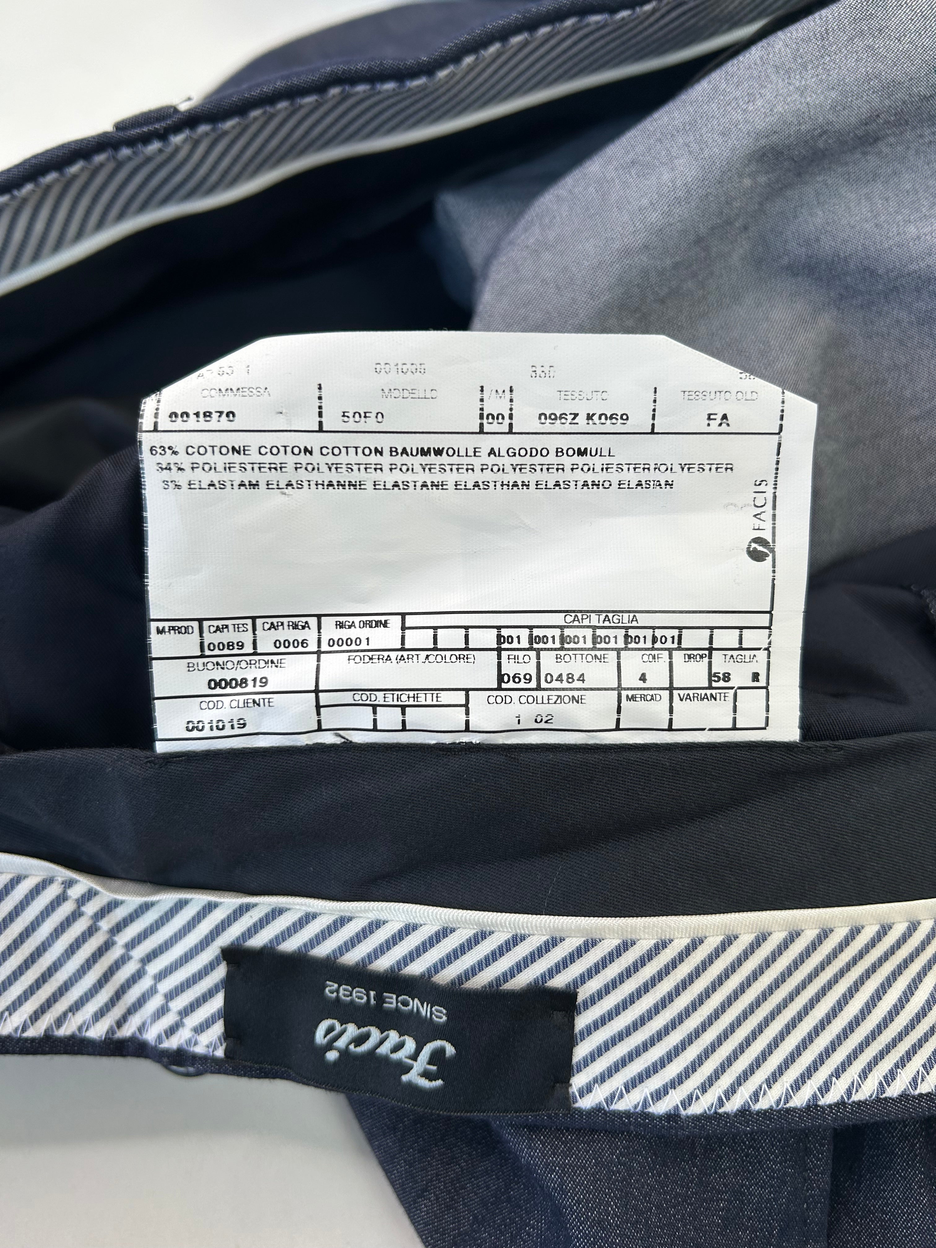 Facis pantalone blu scuro — dettaglio tasca — IlBotteghino