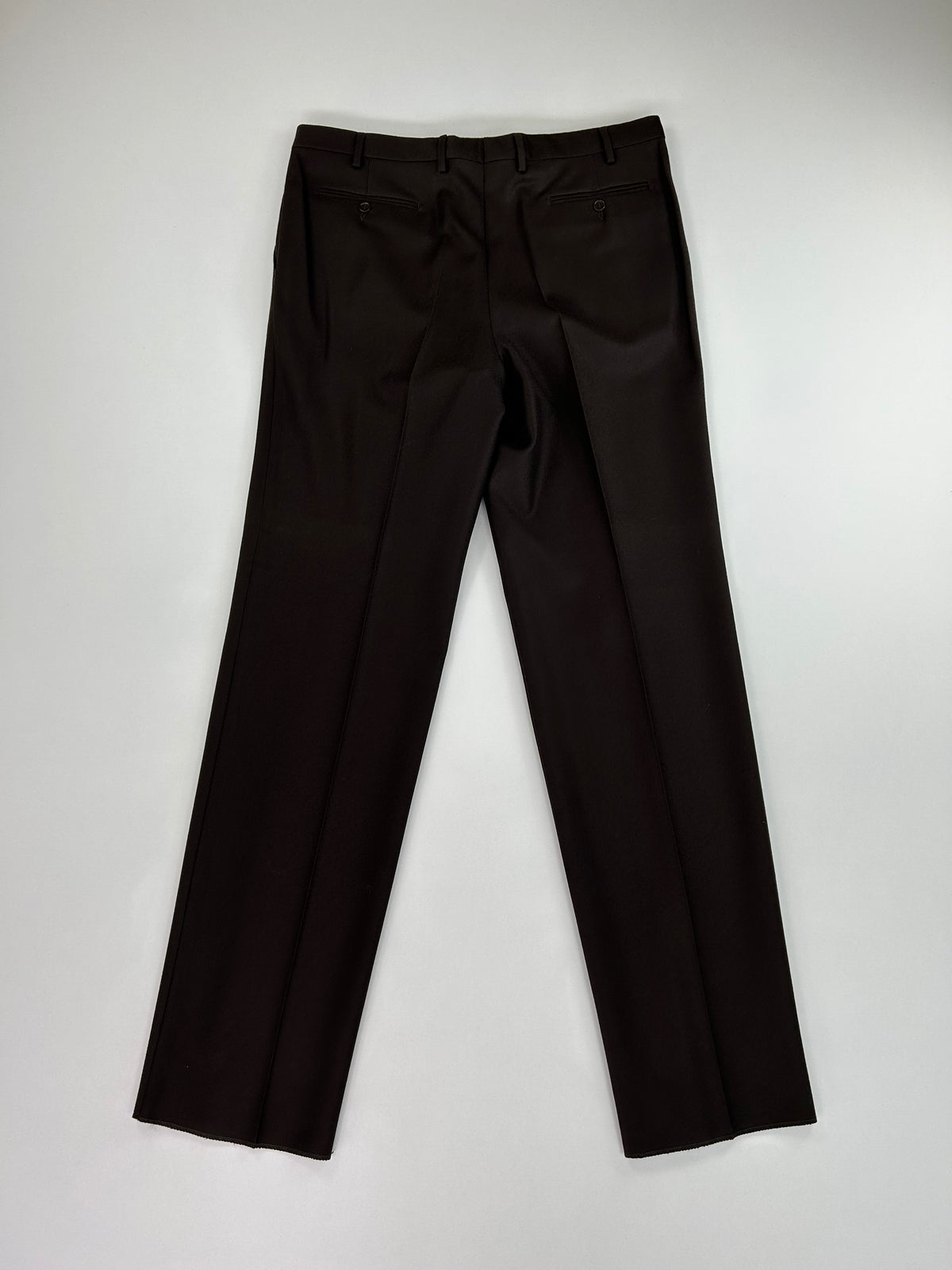 Aquascutum pantalone marrone scuro — sartoriale — IlBotteghino