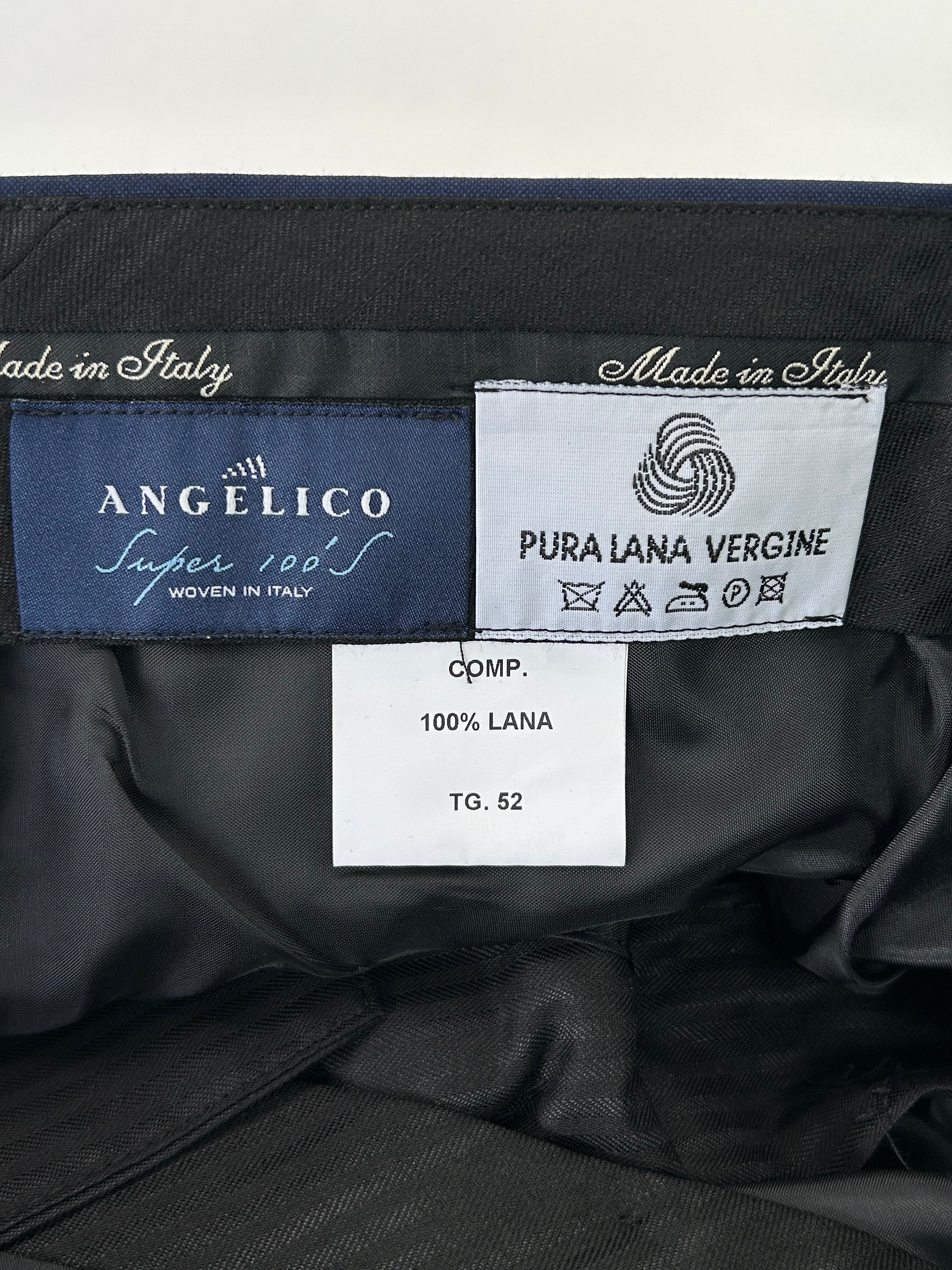 Angelico pantalone bluette — vista laterale — IlBotteghino