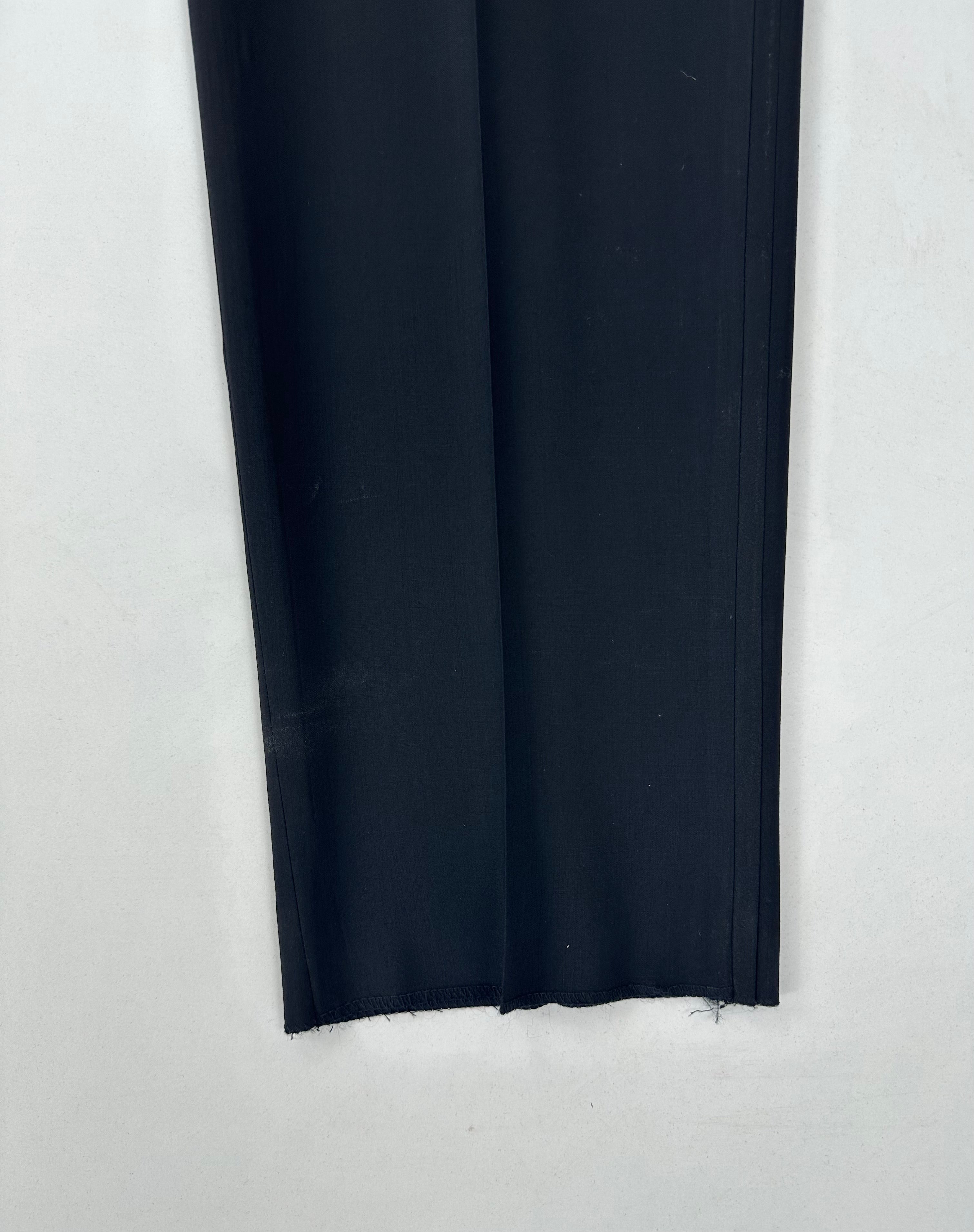 Abito Gianni Versace nero smoking, etichetta brand Gianni Versace