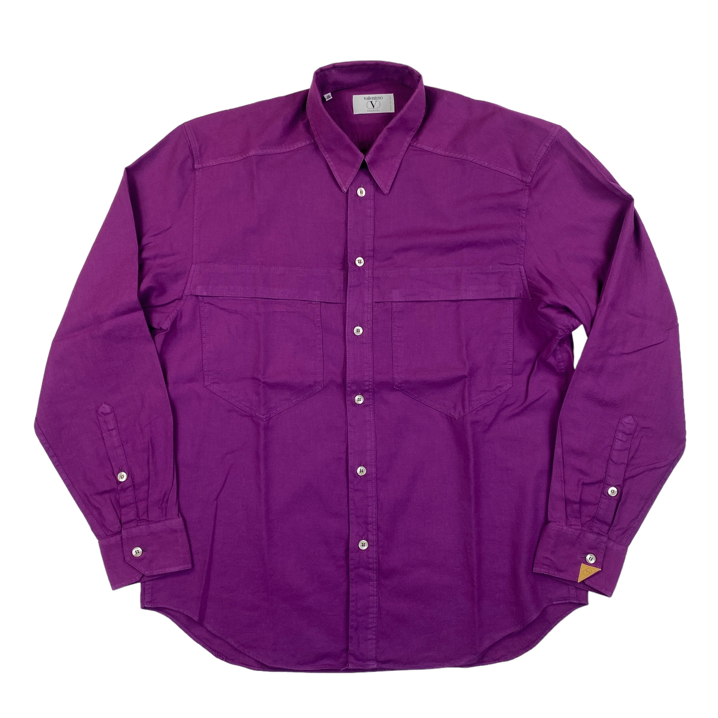 Camicia Valentino Garavani Chemises viola, taglia L — IlBotteghino