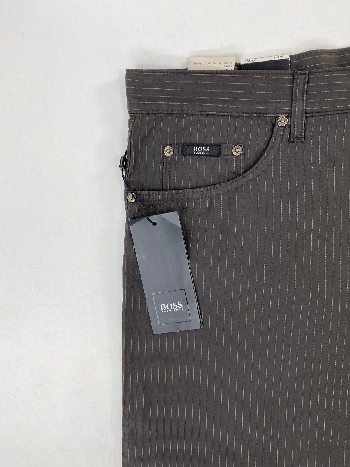 Hugo Boss Maine nero — dettaglio tessuto — IlBotteghino