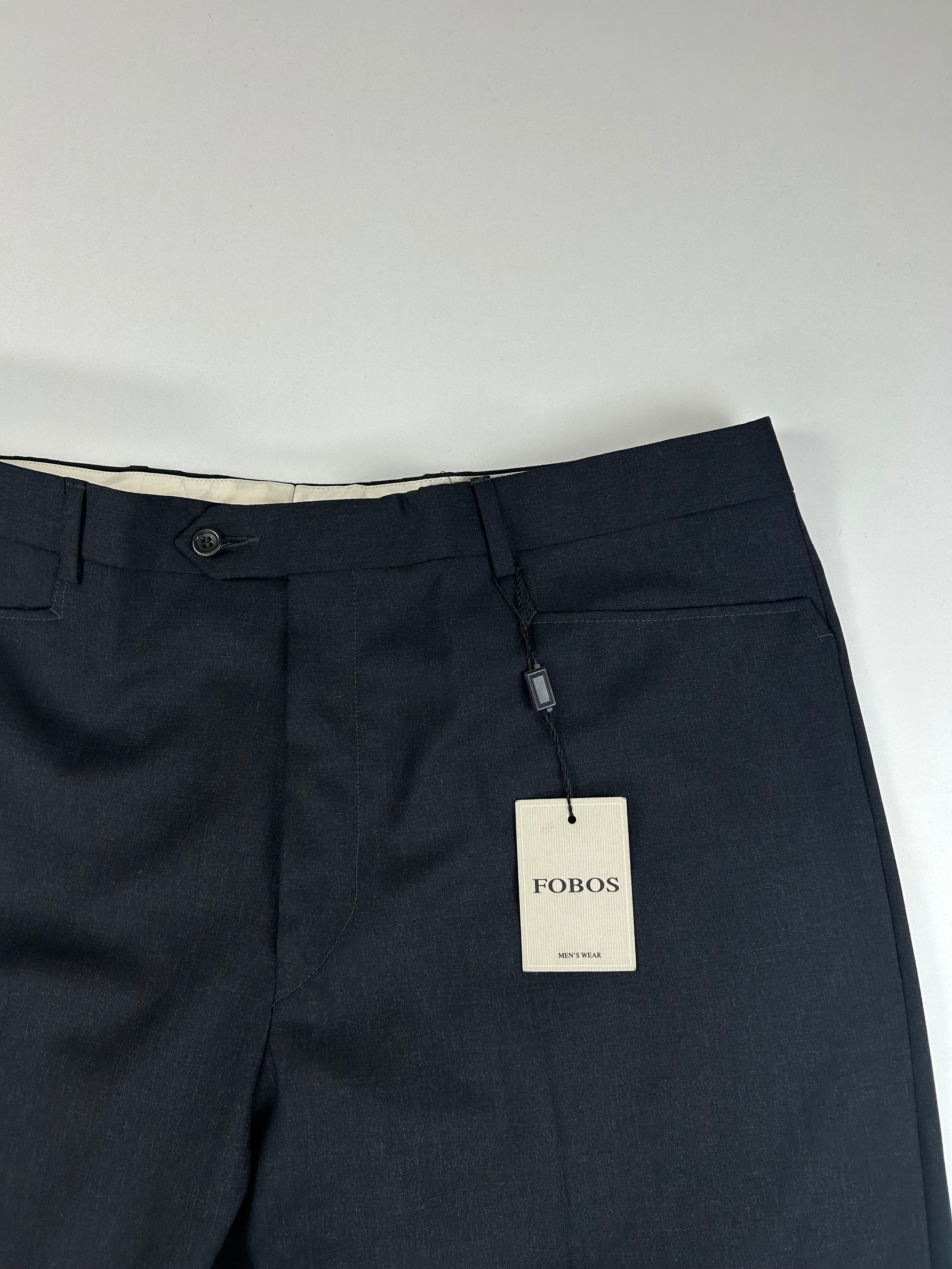 Fobos pantalone grigio scuro — dettaglio tessuto — IlBotteghino