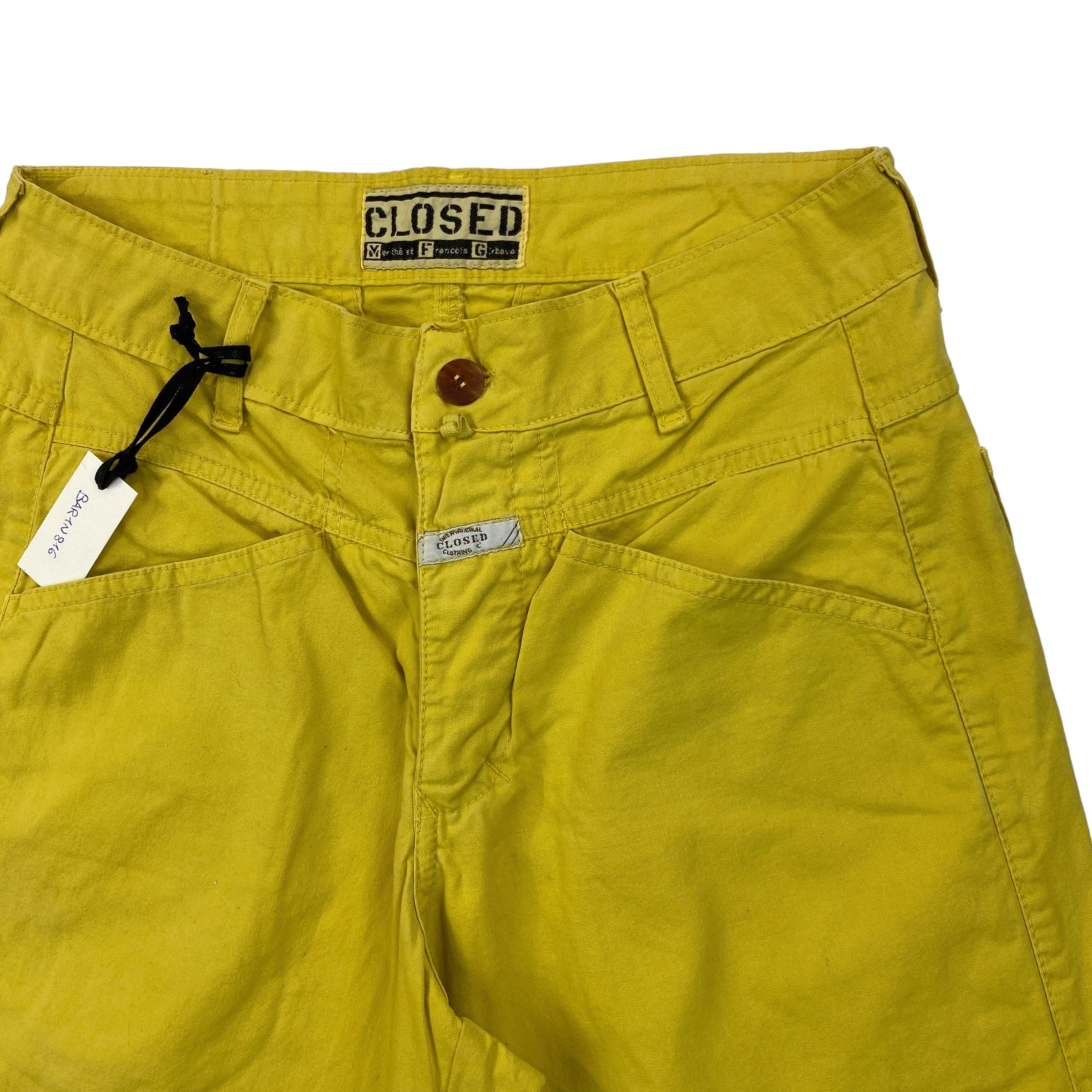 Closed jeans giallo spento — gamba larga d'archivio — IlBotteghino