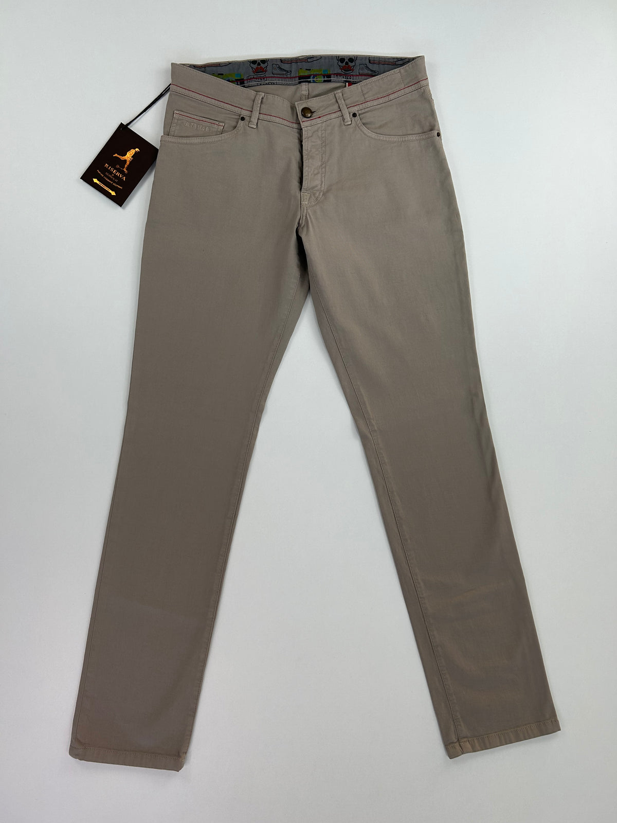 Pantalone Riserva Berwich beige chiaro Negramaro, taglia 32US — IlBotteghino