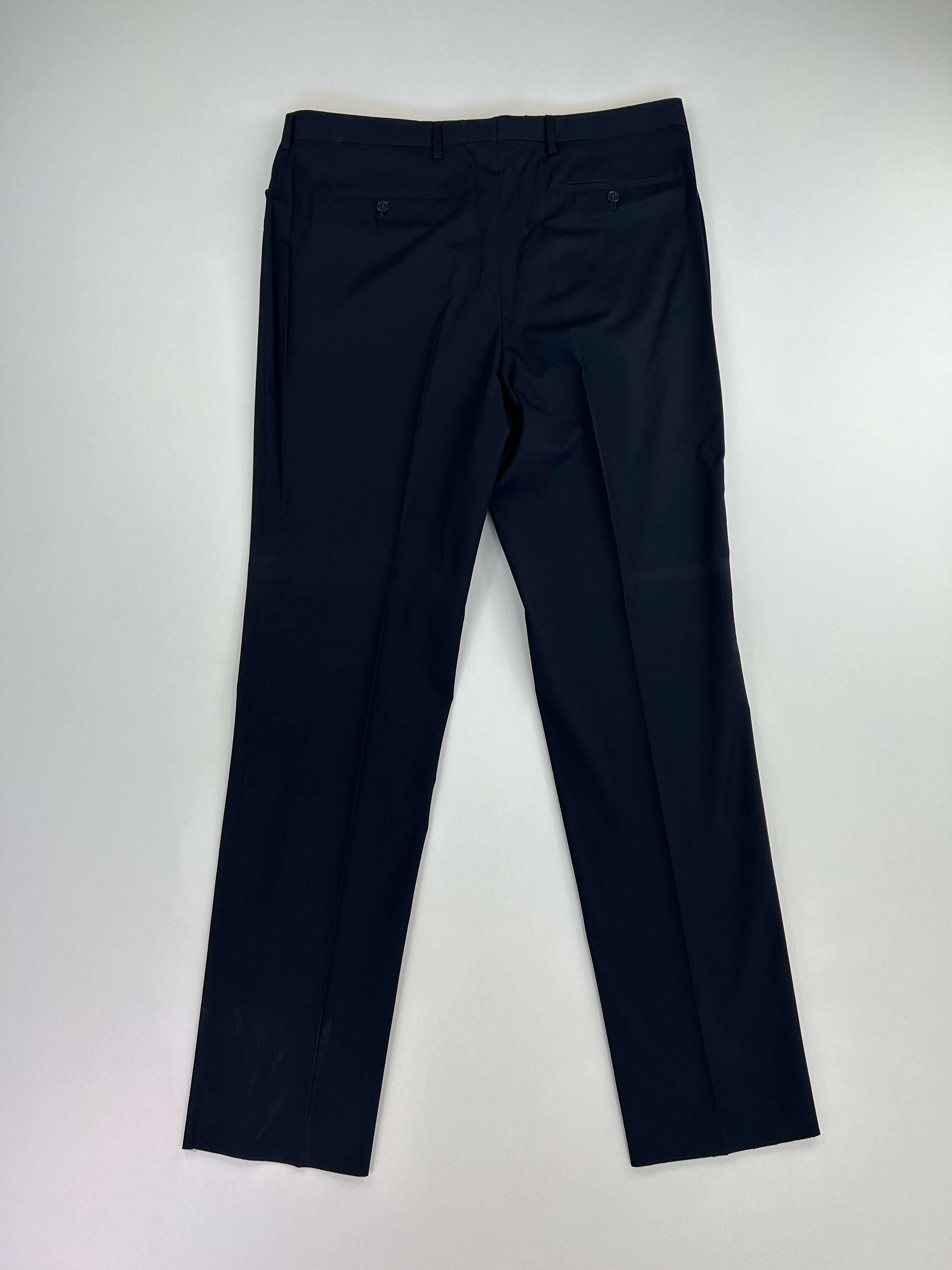 Aquascutum pantalone blu notte — puro cotone — IlBotteghino