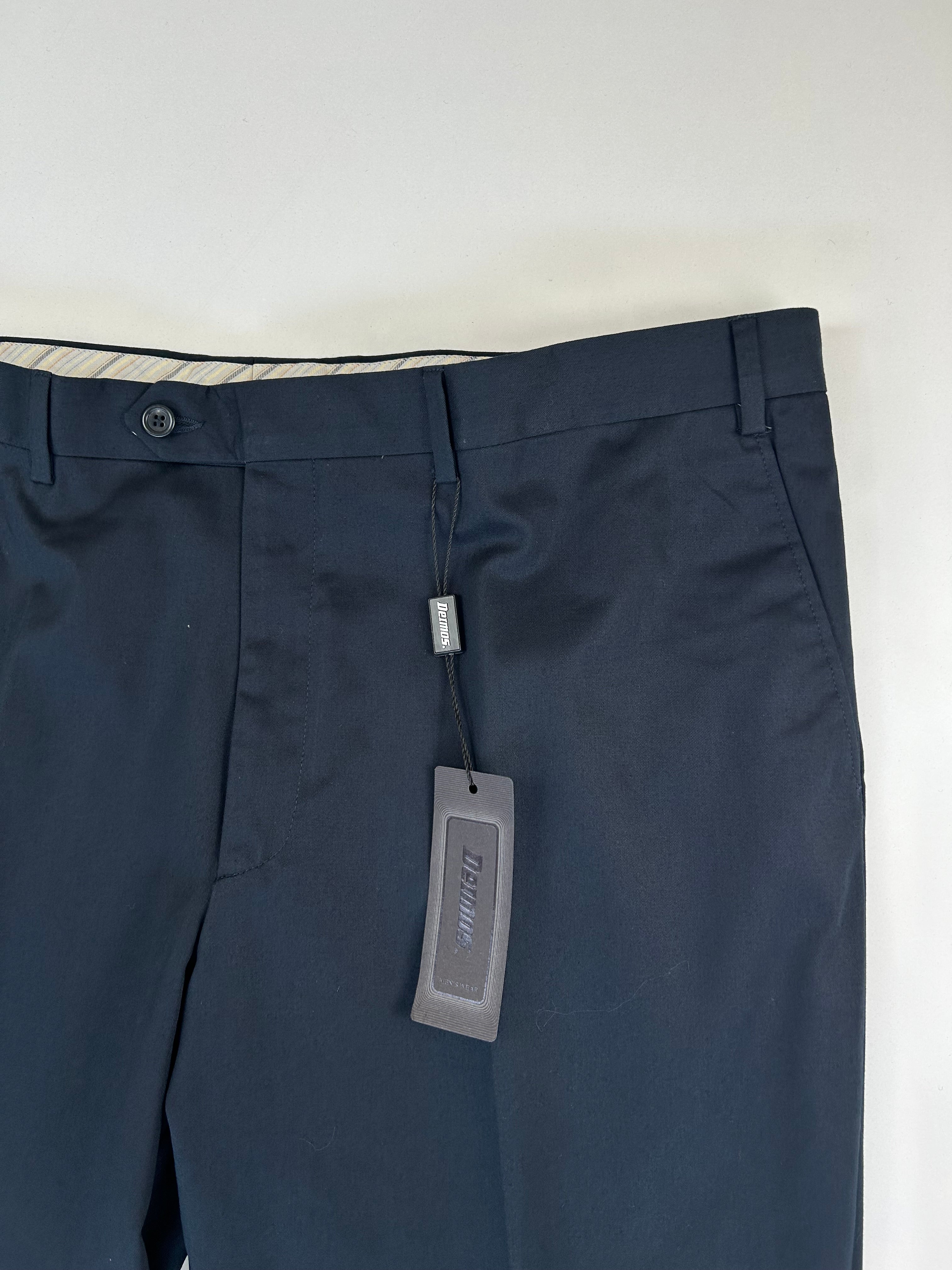 Deimos pantalone blu notte — dettaglio tessuto — IlBotteghino