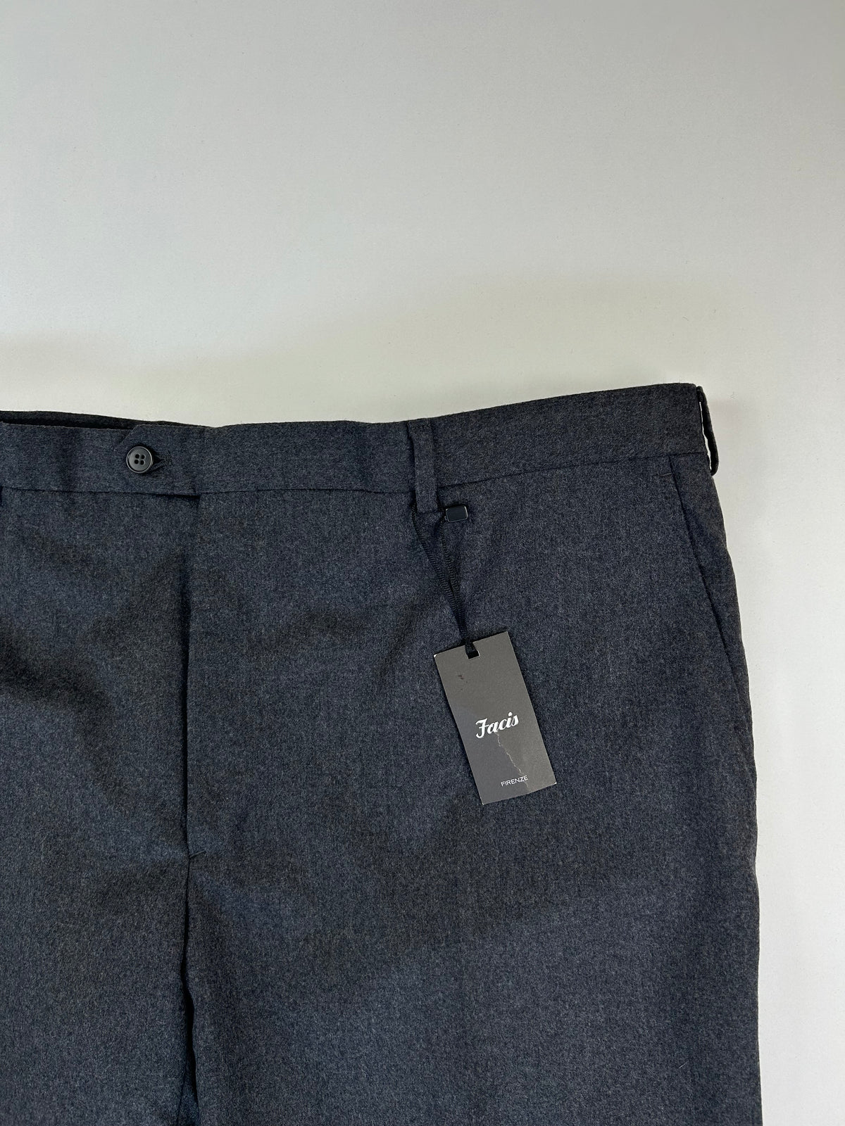 Facis pantalone grigio — dettaglio tessuto — IlBotteghino